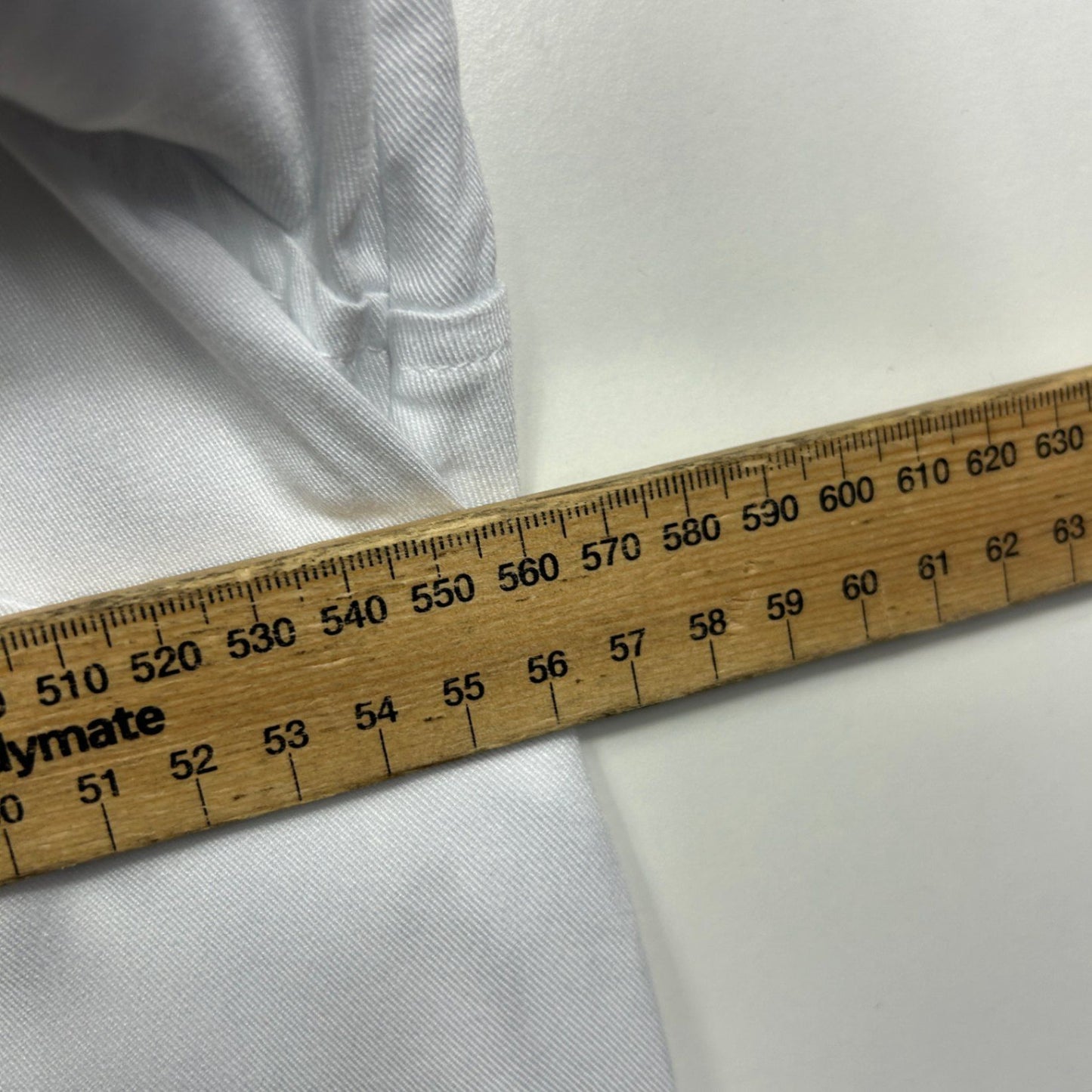New Suzanne Grae Shirt Size 14 White Long Sleeve Button Up Collared