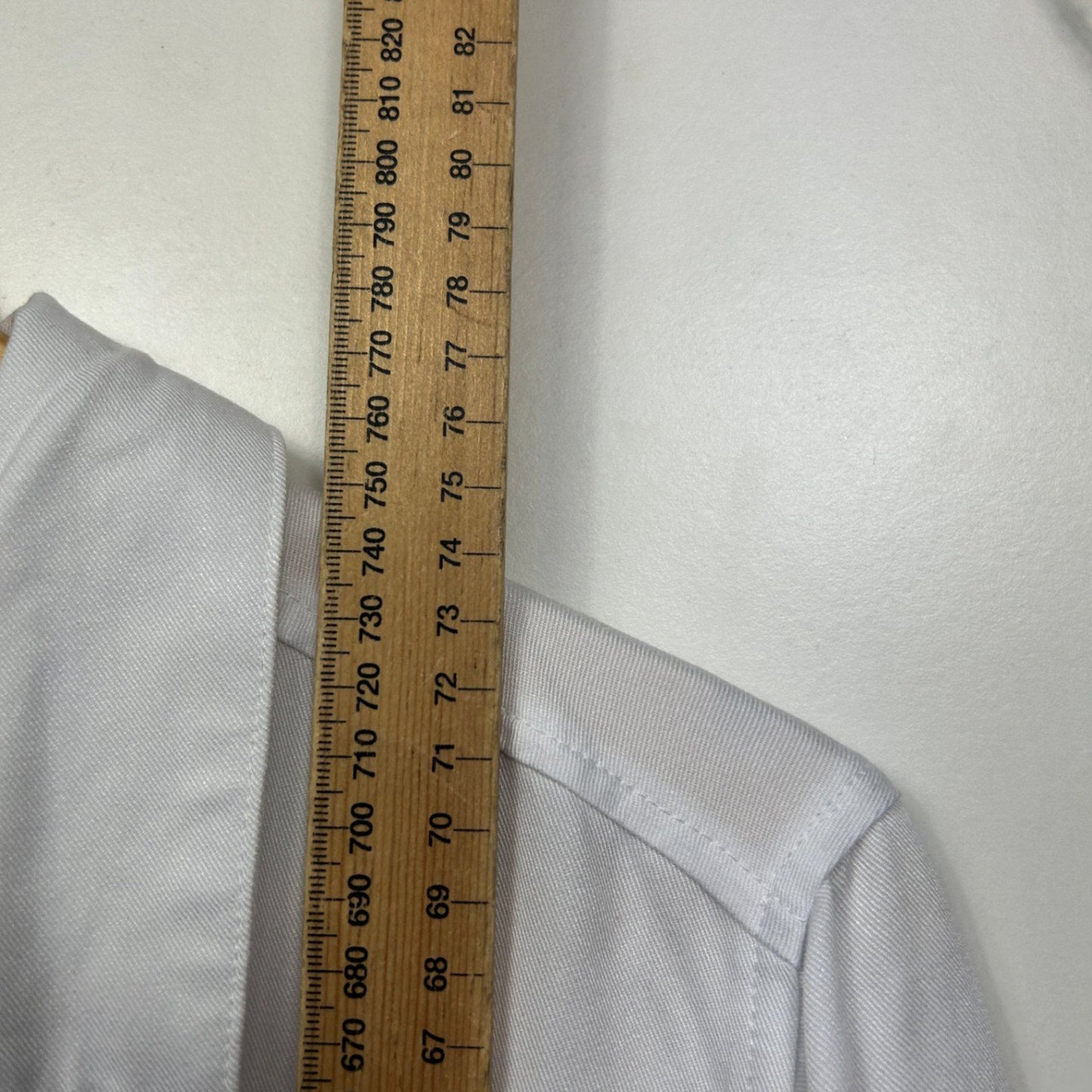 New Suzanne Grae Shirt Size 14 White Long Sleeve Button Up Collared
