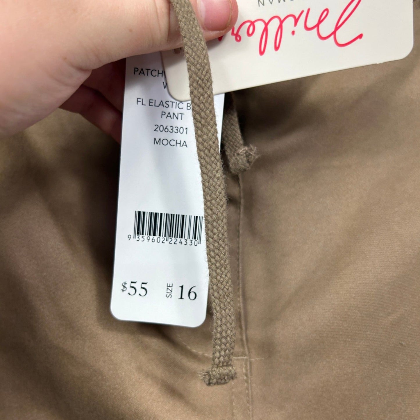 New Millers Pants Brown Chocolate Cotton Blend Size 16