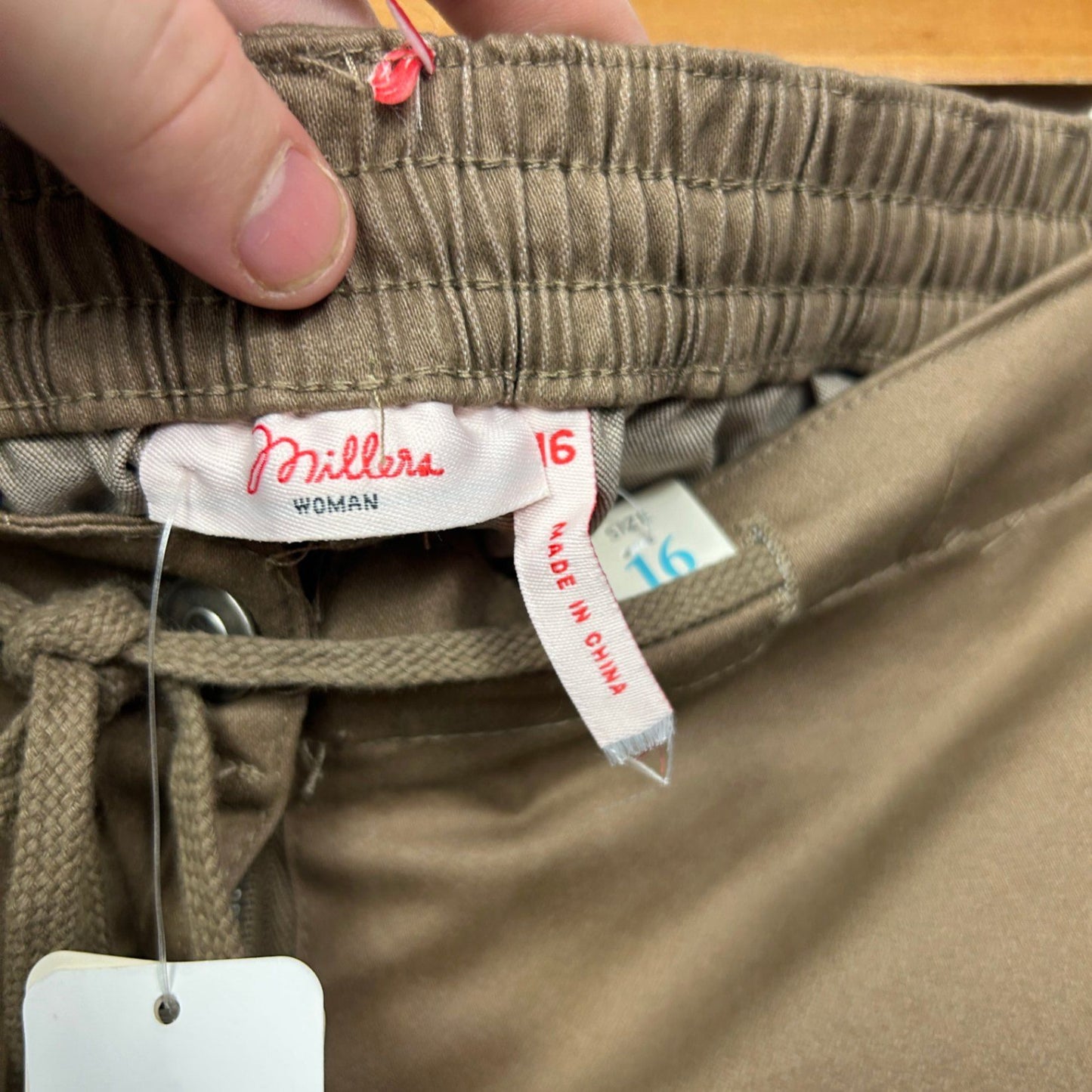 New Millers Pants Brown Chocolate Cotton Blend Size 16