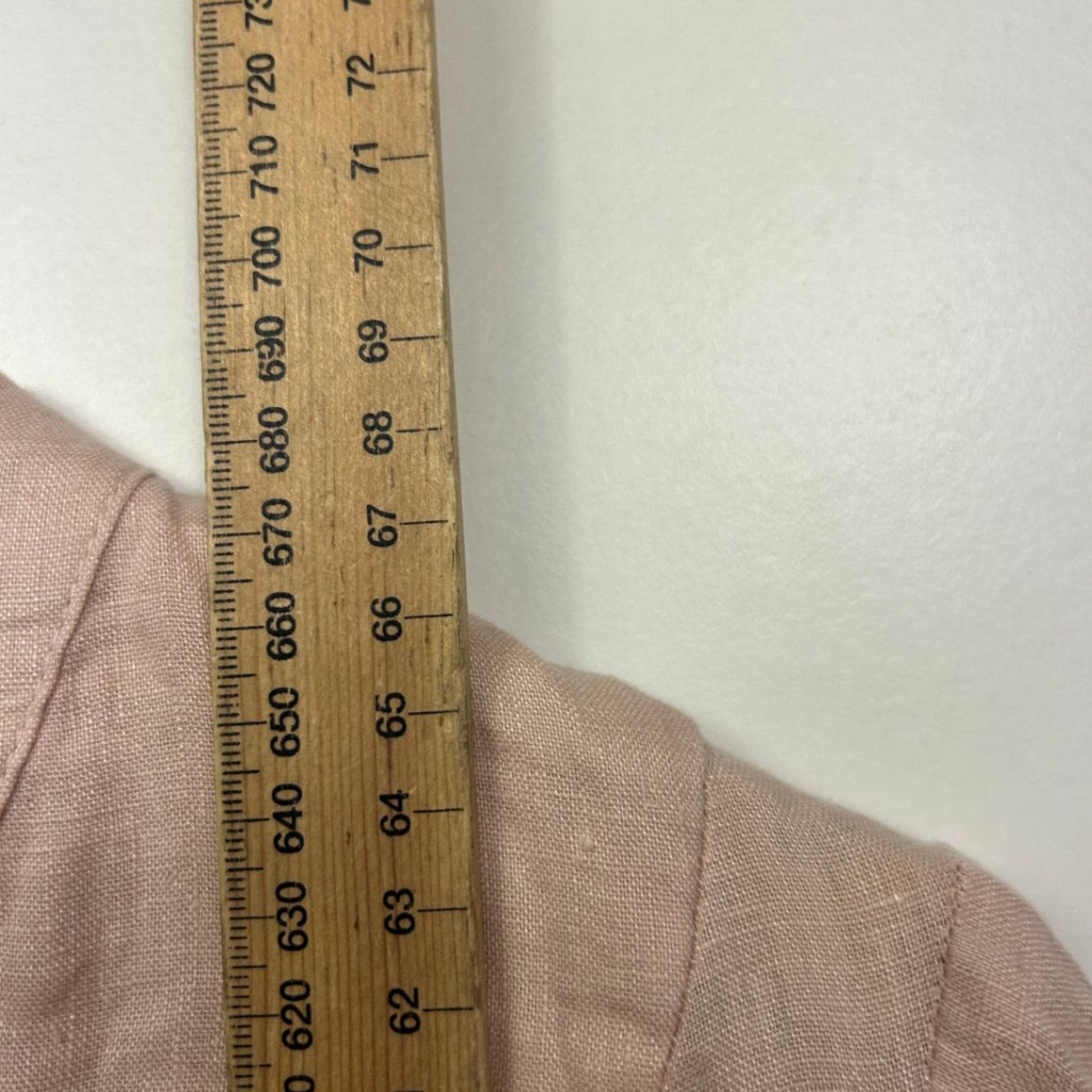 Target Pink Linen Long Sleeve Smock Top Size 20