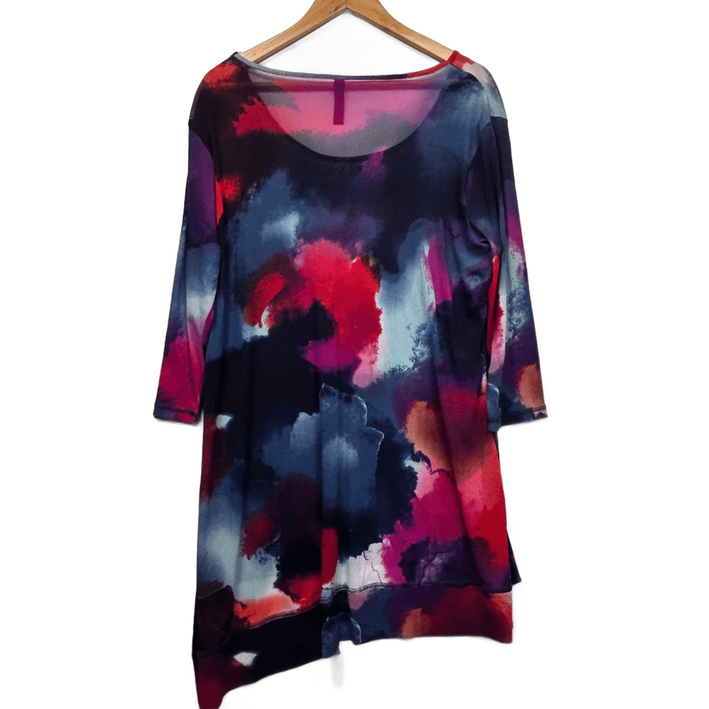 Taking Shape Tunic Dress Size 16 Small Plus Long Sleeve Knee Length