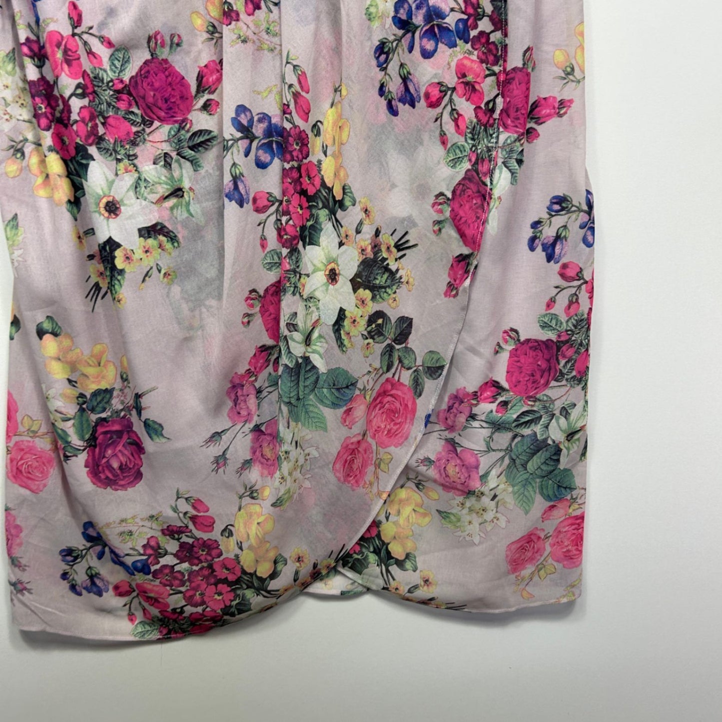 City Chic Multicoloured Sleeveless Floral Cocktail Dress Size 20 Midi Length