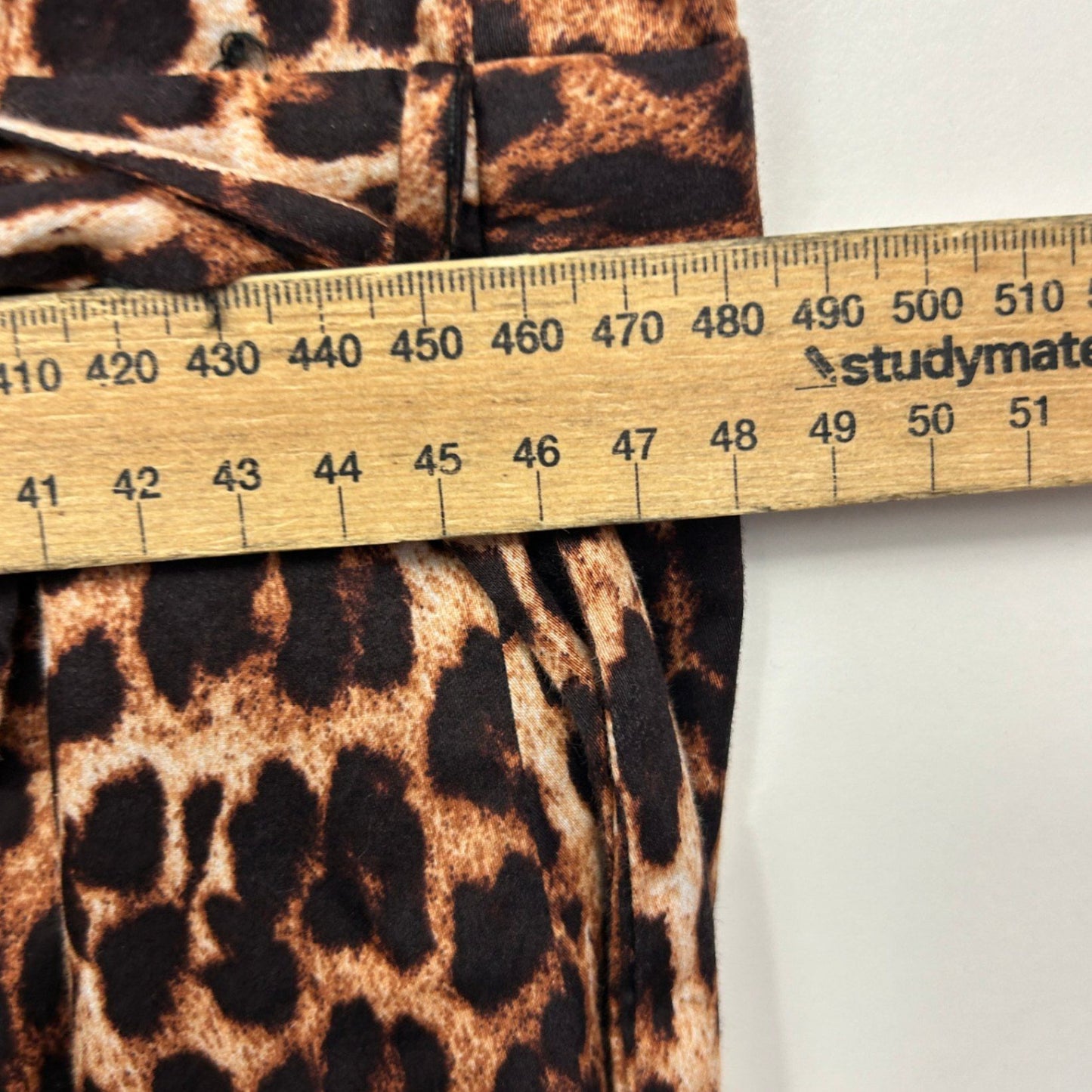 City Chic Wrap Dress Size 20 Large Plus Sleeveless Brown Animal Print