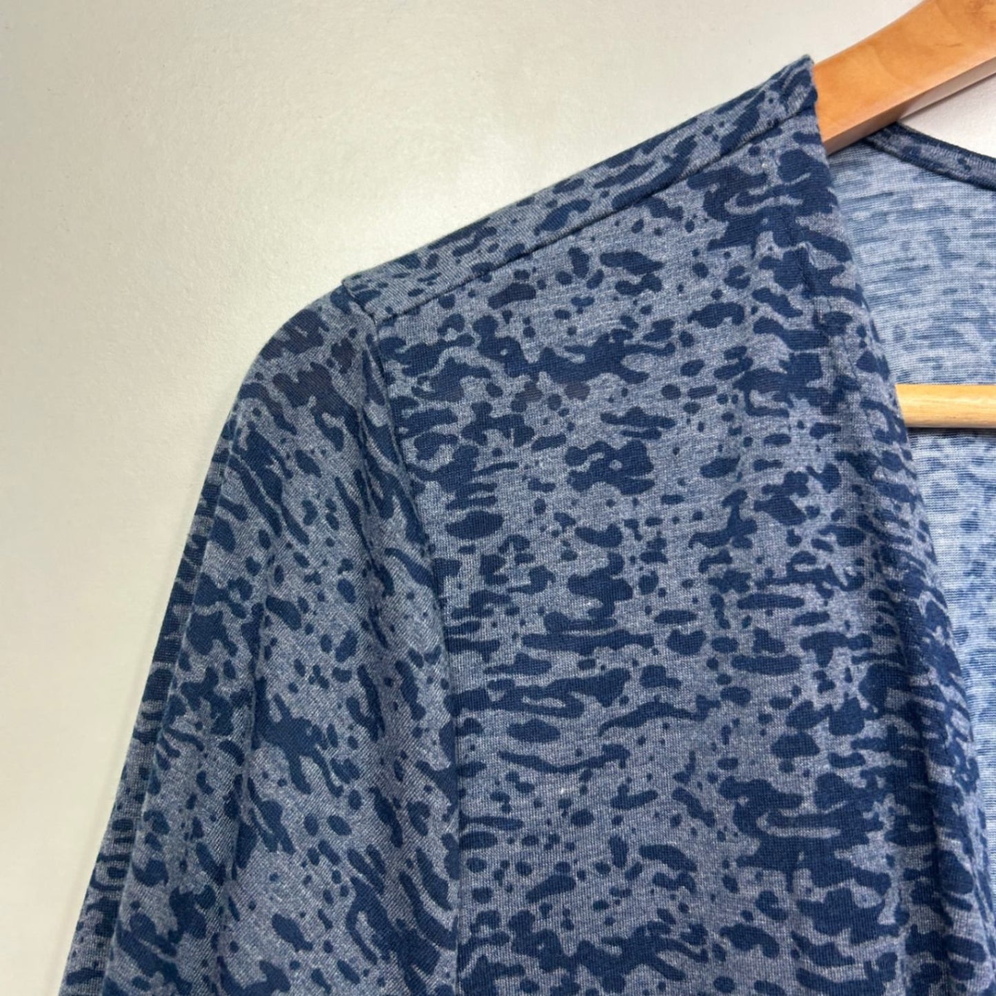 Avenue City Chic Blue Duster Jacket Cover Up Top Cardigan Size 26 28