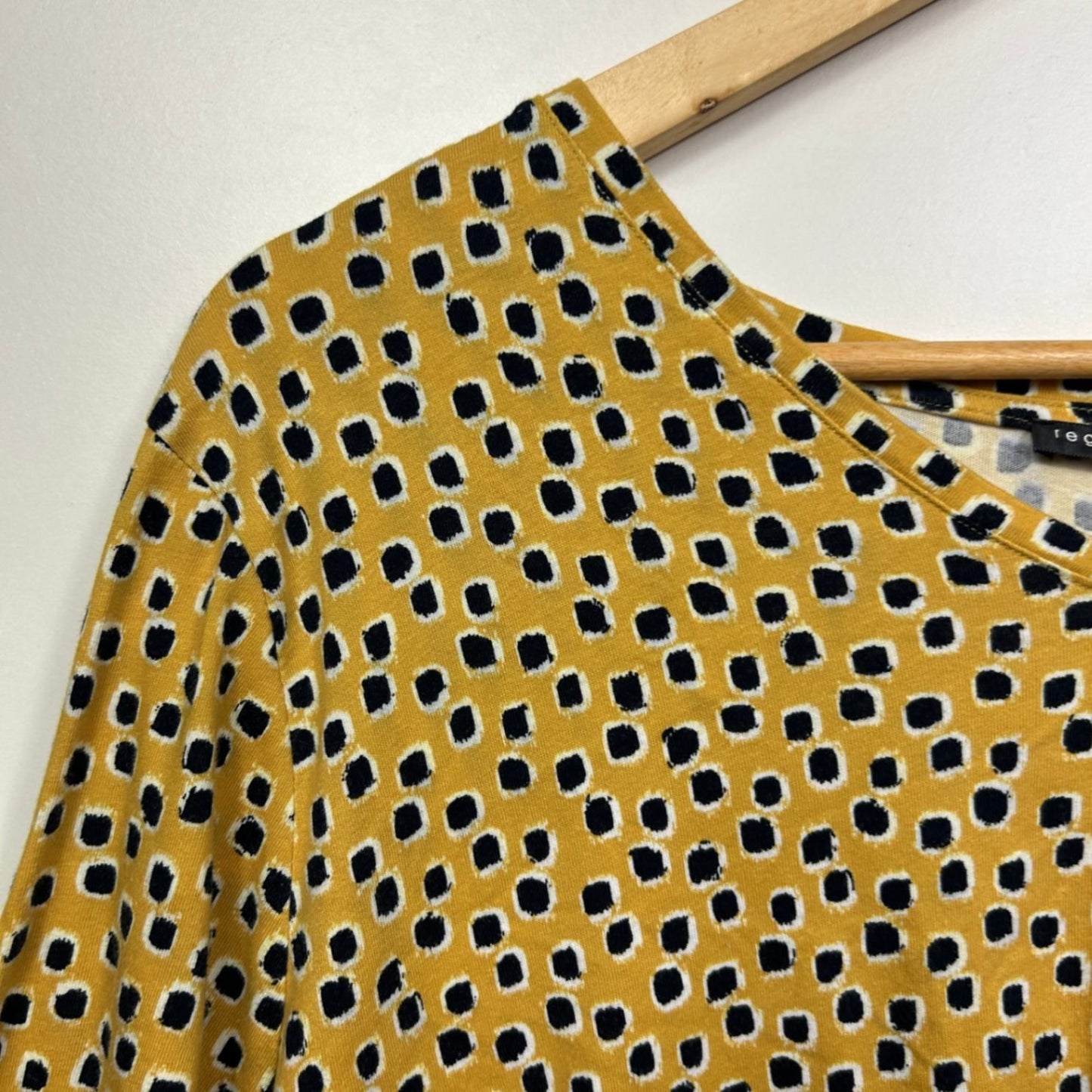 Regatta Curve Mustard Long Sleeve Crew Neck Casual Top Size 22