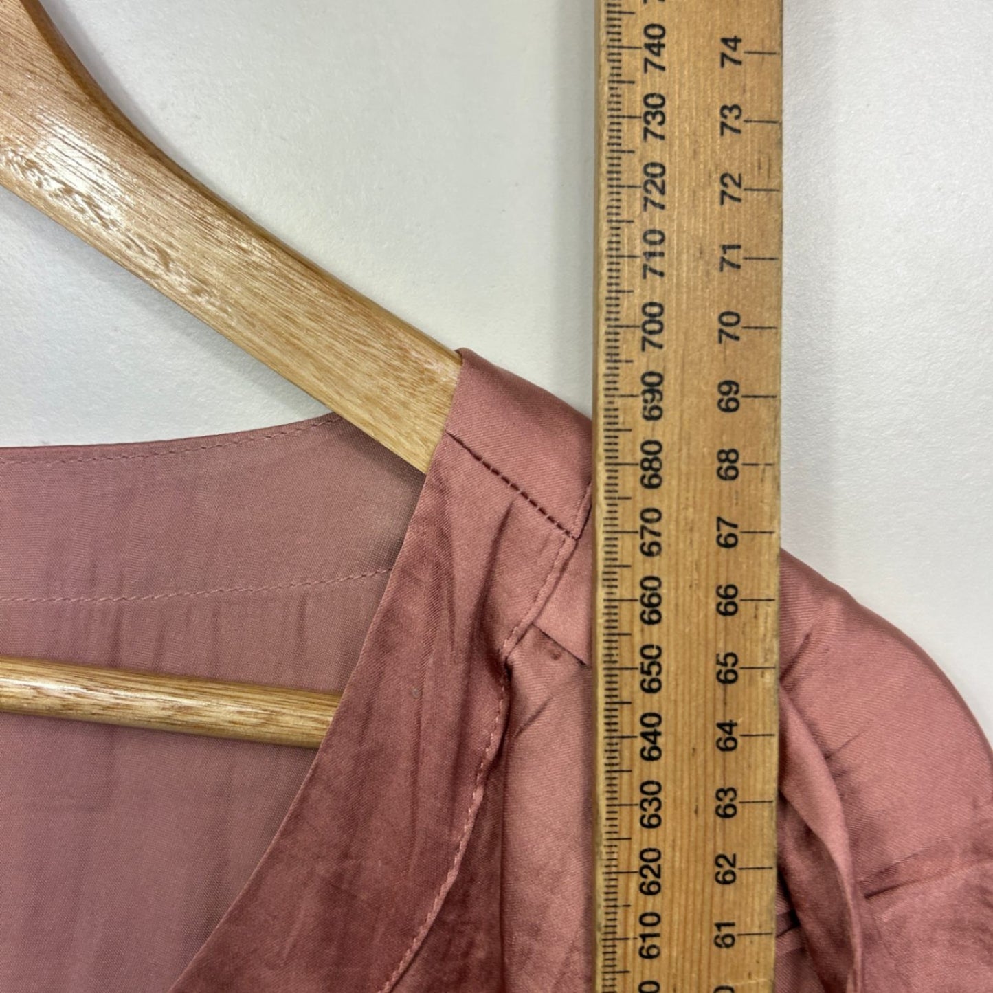 Preview Dusty Pink Top Blouse Size 18 Short Sleeve