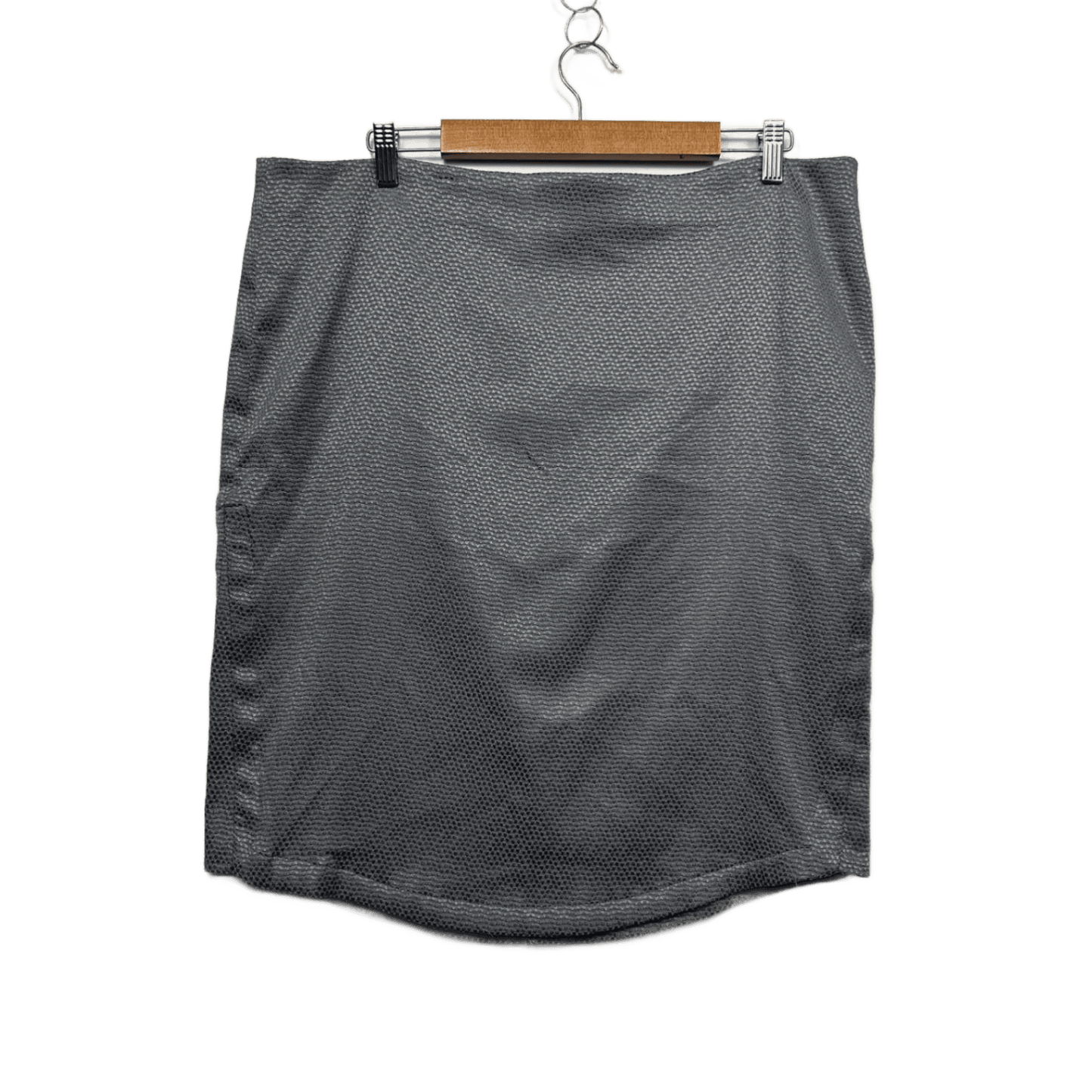 Target Pencil Skirt Size 18 Grey Knee Length Cotton Blend