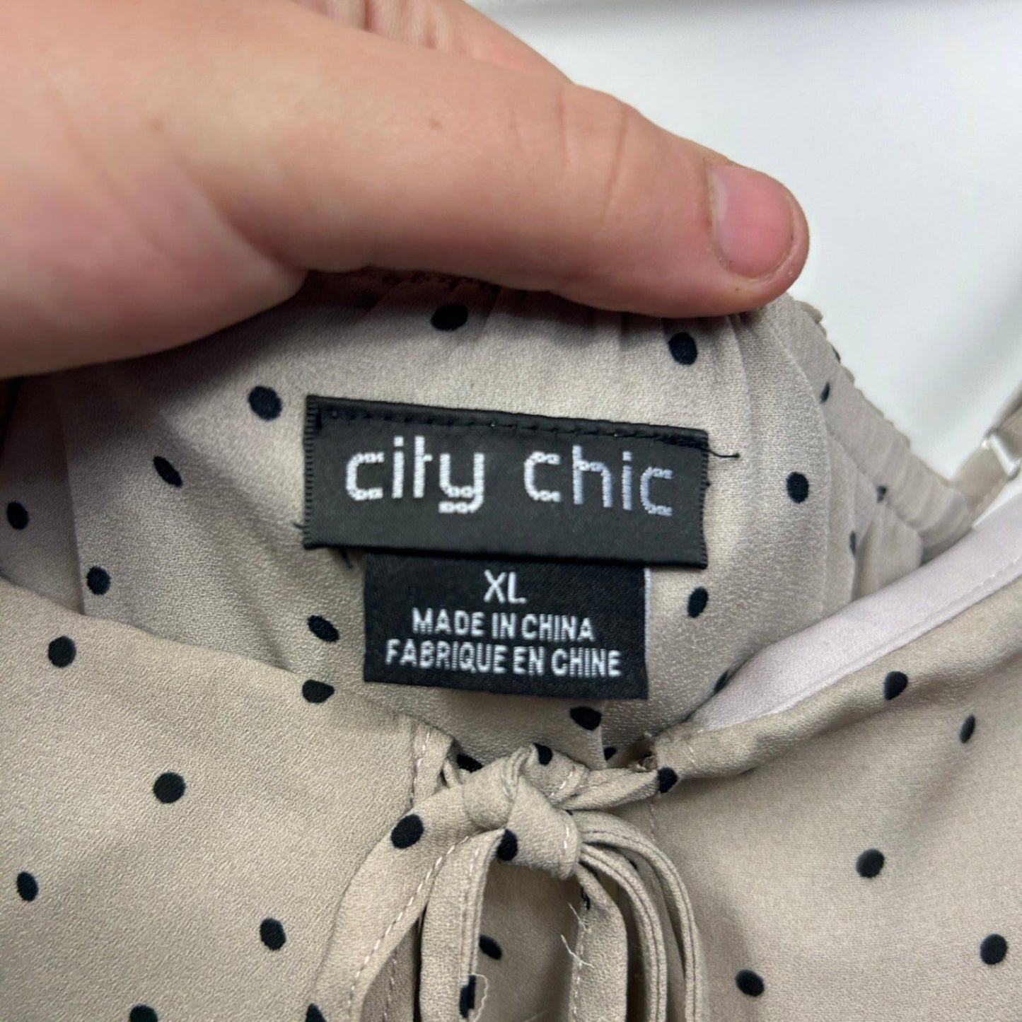 City Chic Polka Dot Sleeveless Ruffle Playsuit Size 22 XL Plus