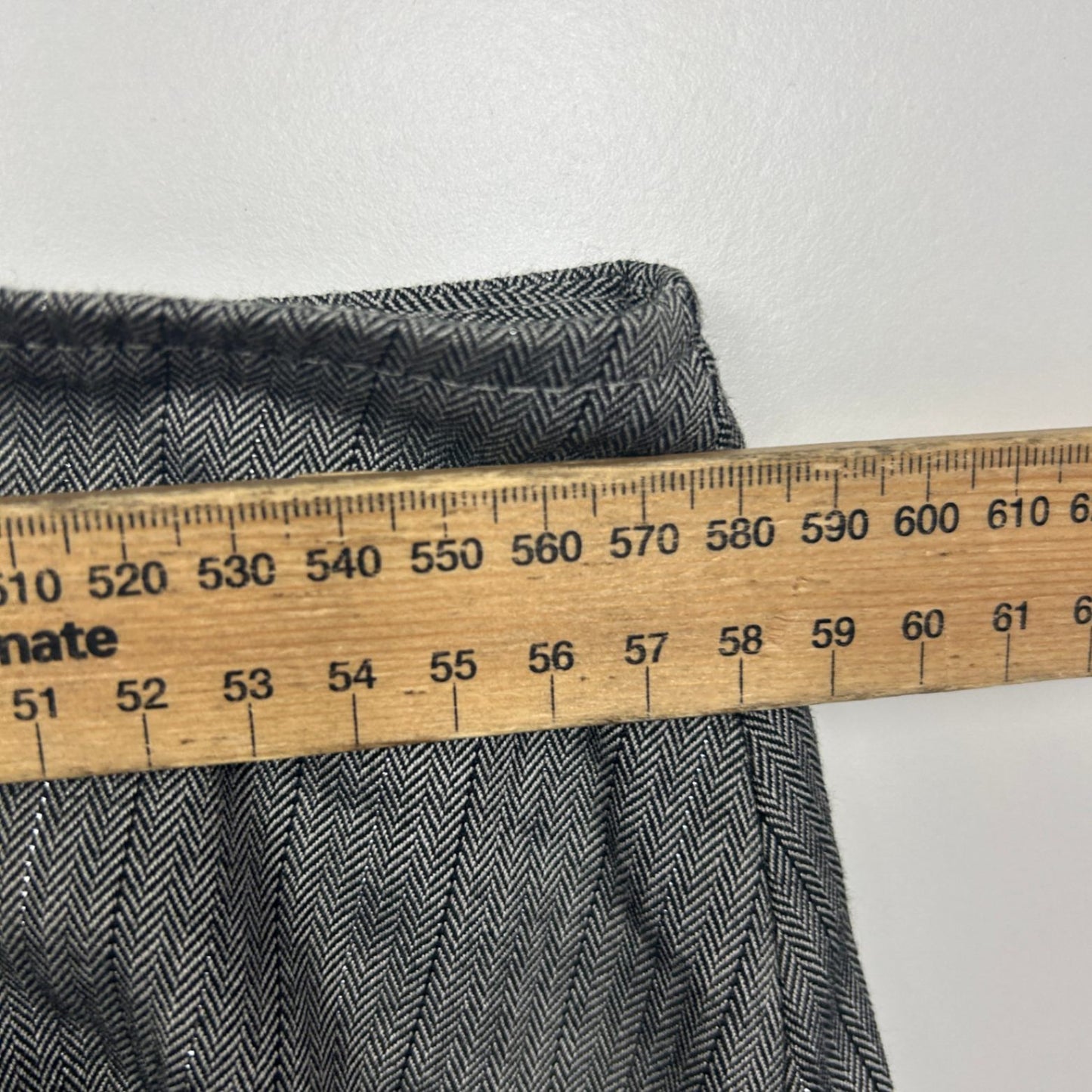 Vintage Under Cover Wear Grey Skirt Size 22 Asymmetric Hem Made in Australia