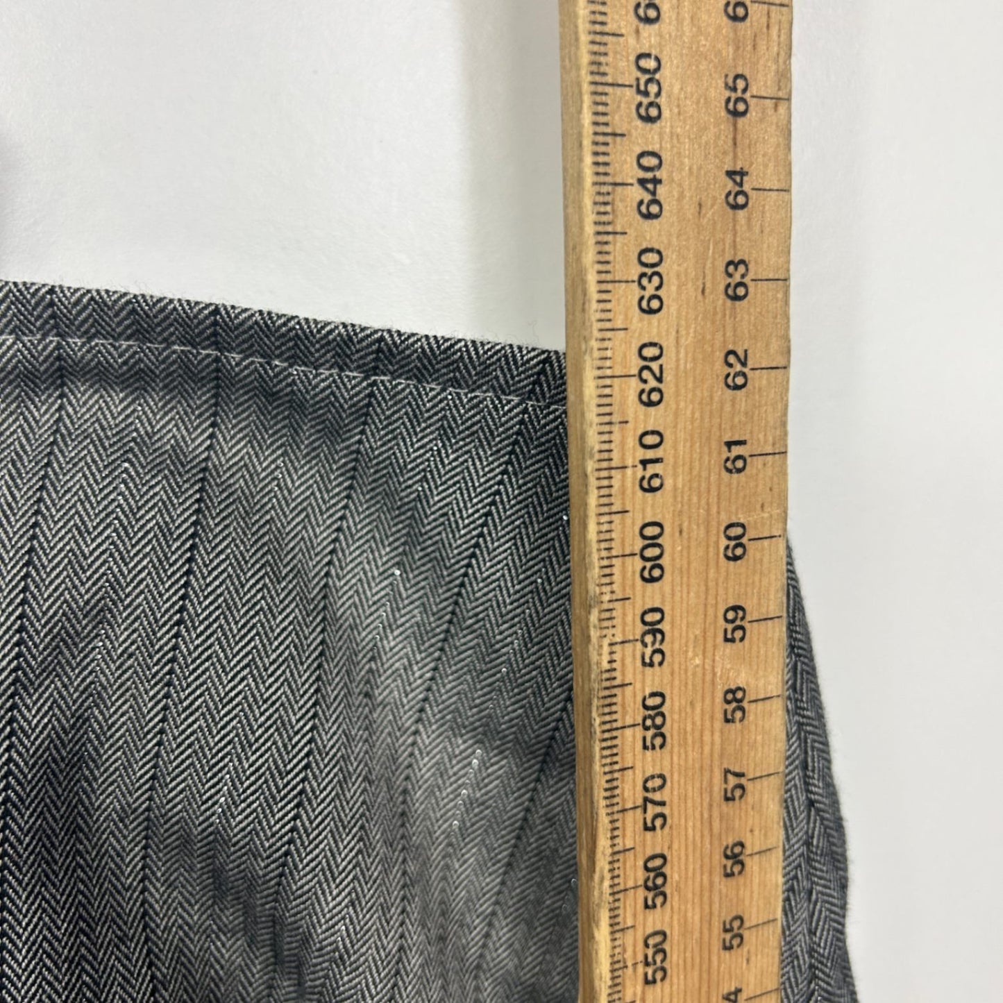 Vintage Under Cover Wear Grey Skirt Size 22 Asymmetric Hem Made in Australia