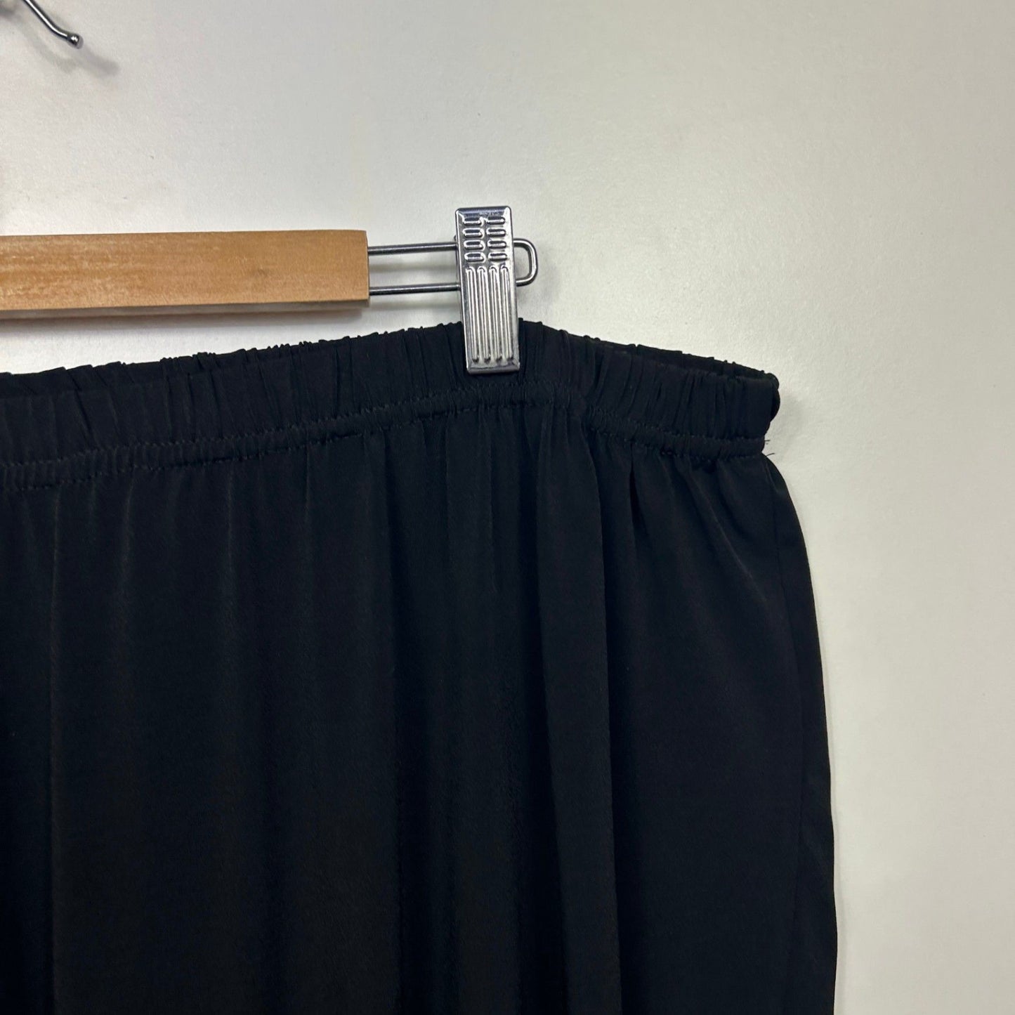 LAGOS Black Pants Trousers Size 22 - 24 Elastic Waist Pull On Comfort Stretch