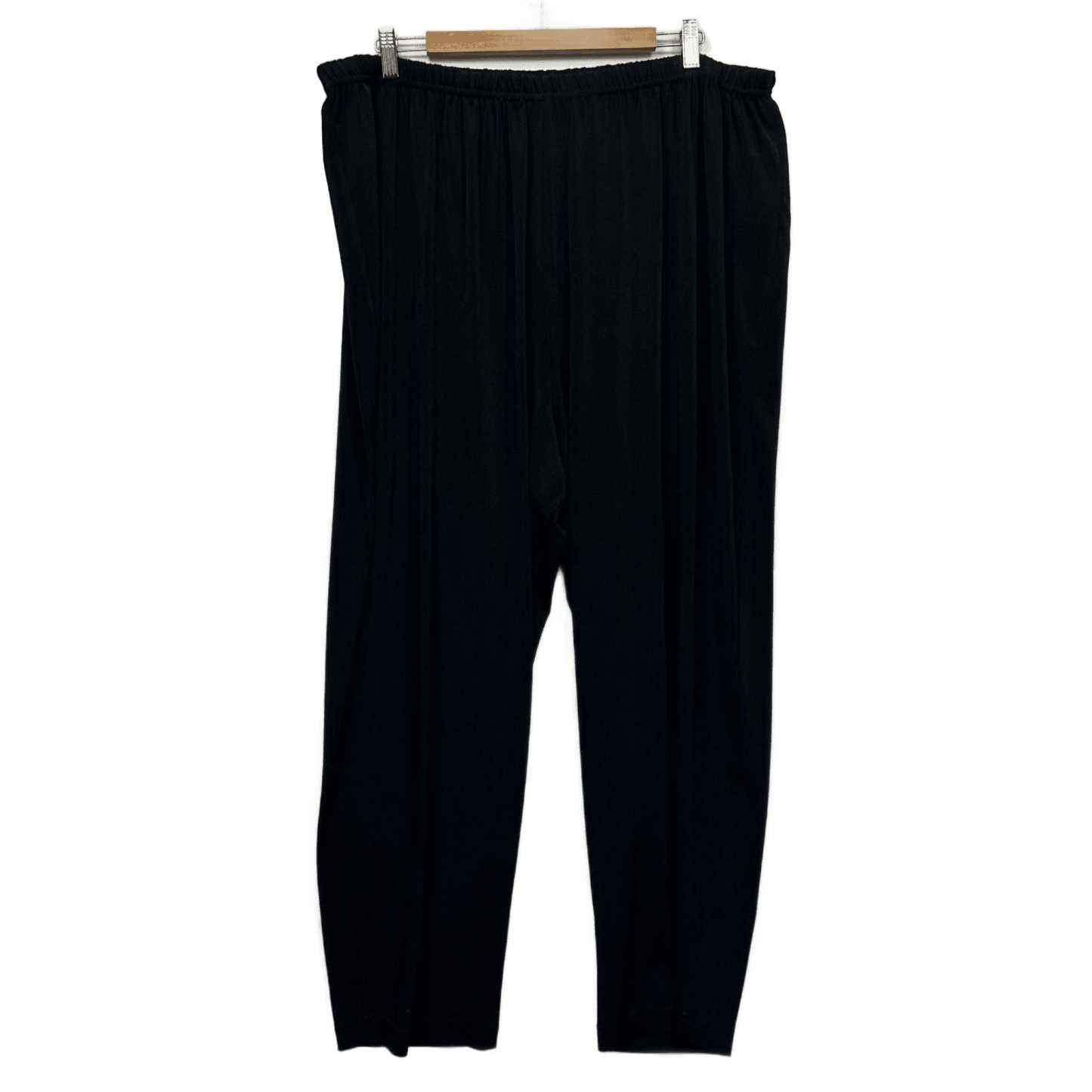 LAGOS Black Pants Trousers Size 22 - 24 Elastic Waist Pull On Comfort Stretch