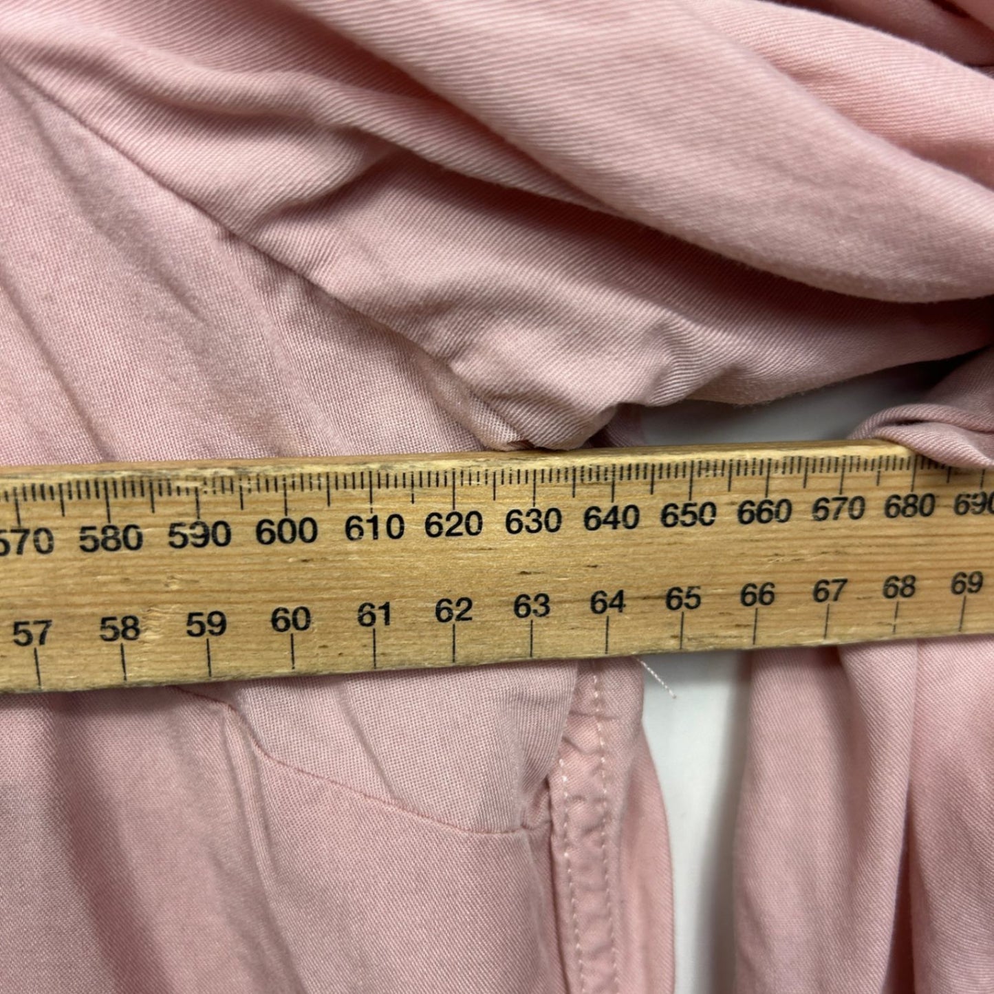 Autograph Pink Long Sleeve Button Up Shirt Blouse Lyocell Size 24