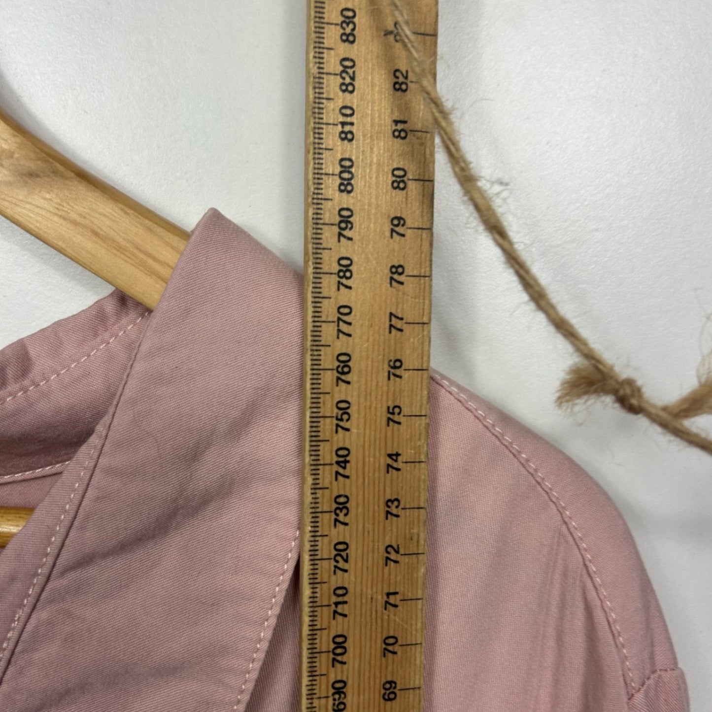 Autograph Pink Long Sleeve Button Up Shirt Blouse Lyocell Size 24