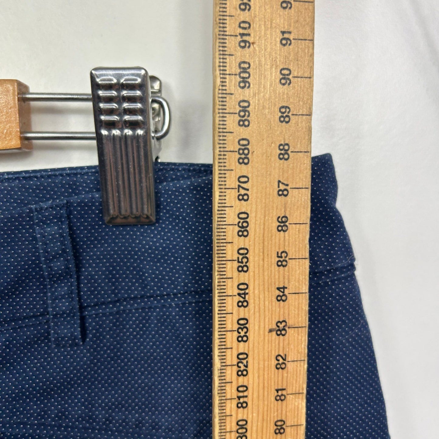 Jacqui E Navy Blue Tailored Trousers Pants Size 14