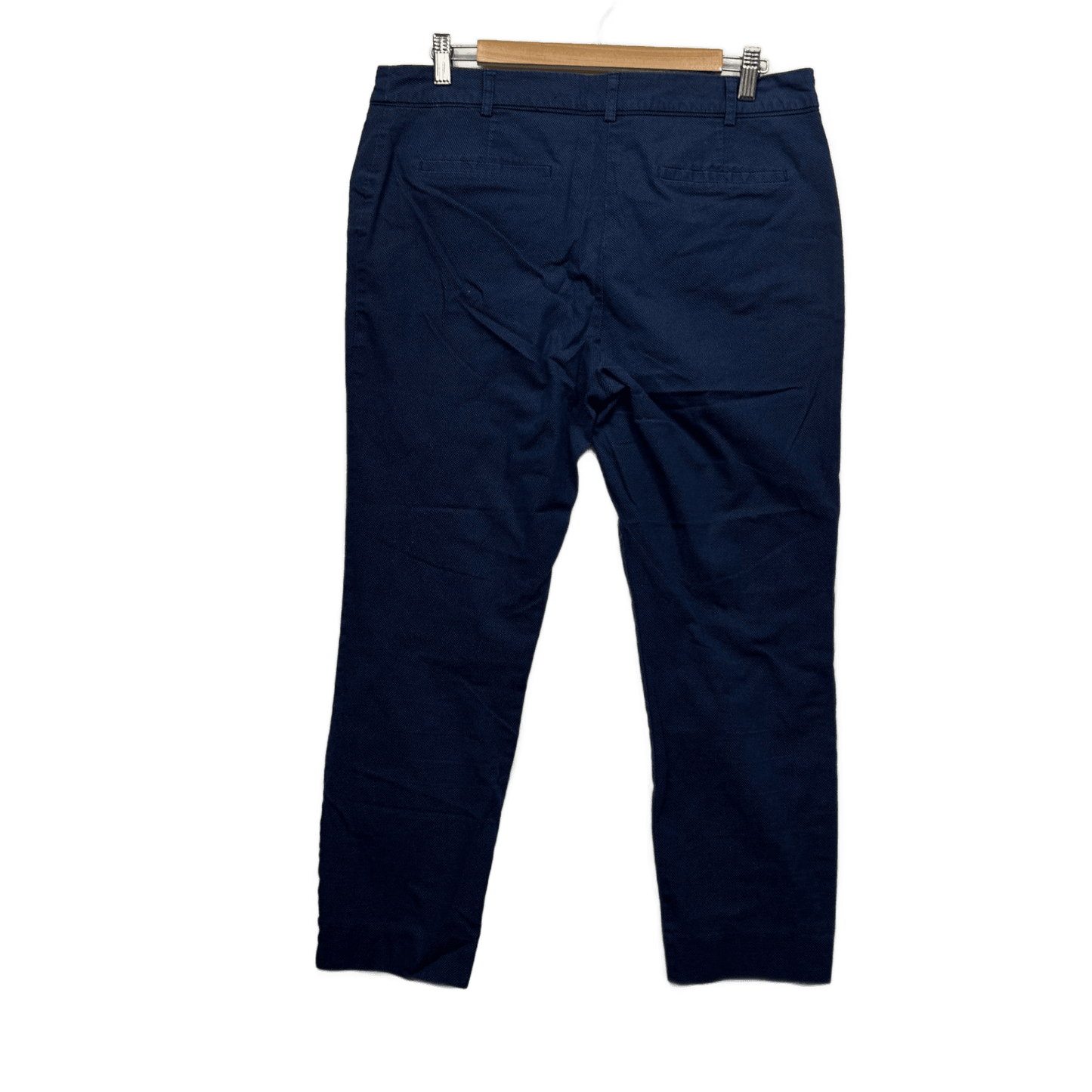 Jacqui E Navy Blue Tailored Trousers Pants Size 14