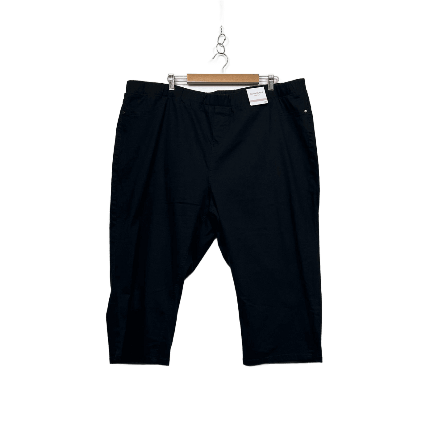 New Autograph Black Cropped Pants Size 26