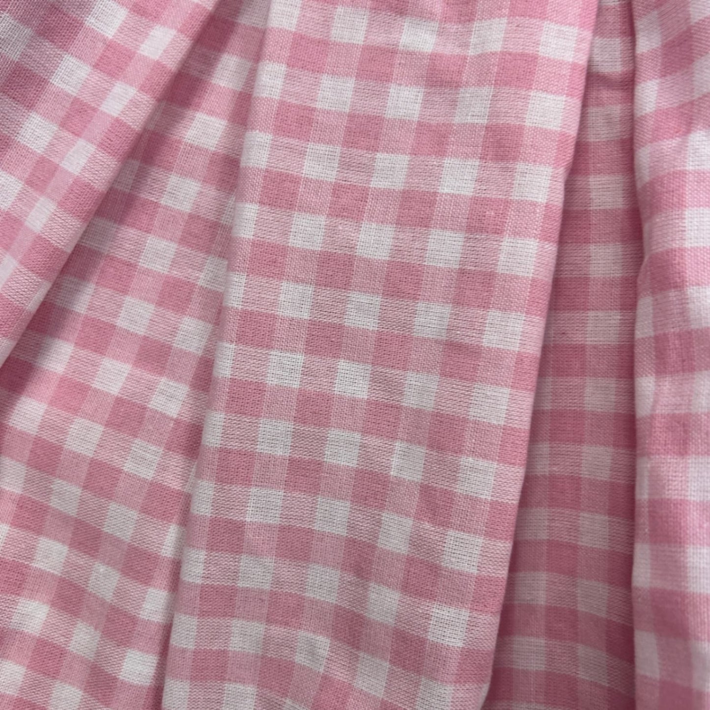 Shein Womens Pink Skater Mini Skirt Size 14 Gingham Check