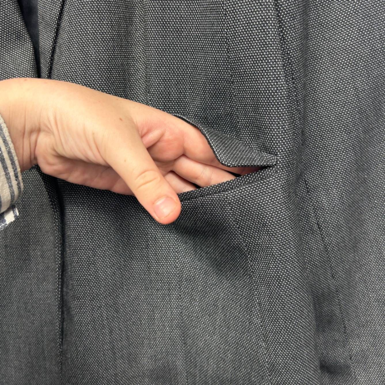 Preview Blazer Jacket Size 18 Charcoal Grey Single-Breasted