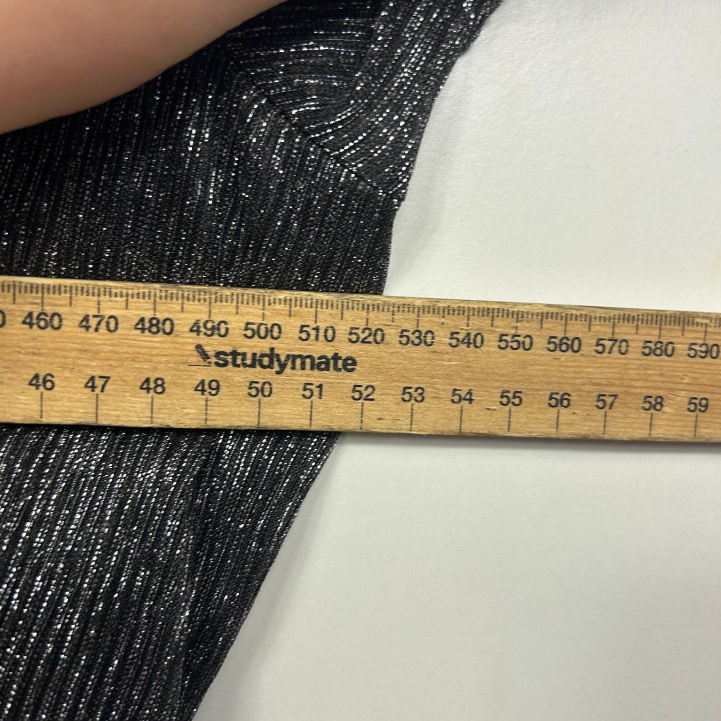 Estelle Black Long Sleeve V Neck Wrap Top Size AU 14 Plus Evening Cocktail