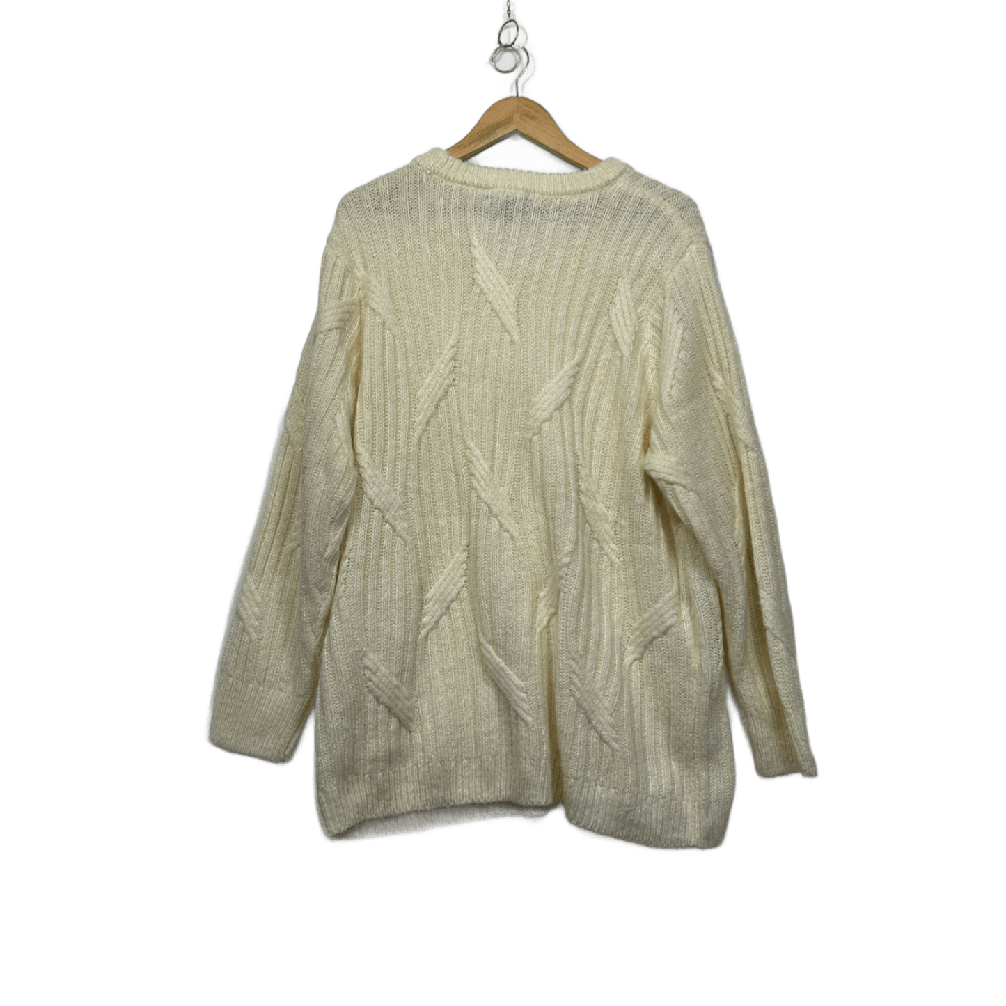 Beme Long Sleeve Cream Jumper Size 18 Plus Medium