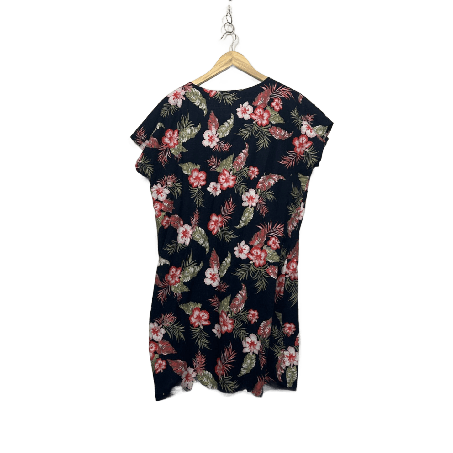 Millers Multicoloured Floral Short Sleeve Cotton Dress Size 16