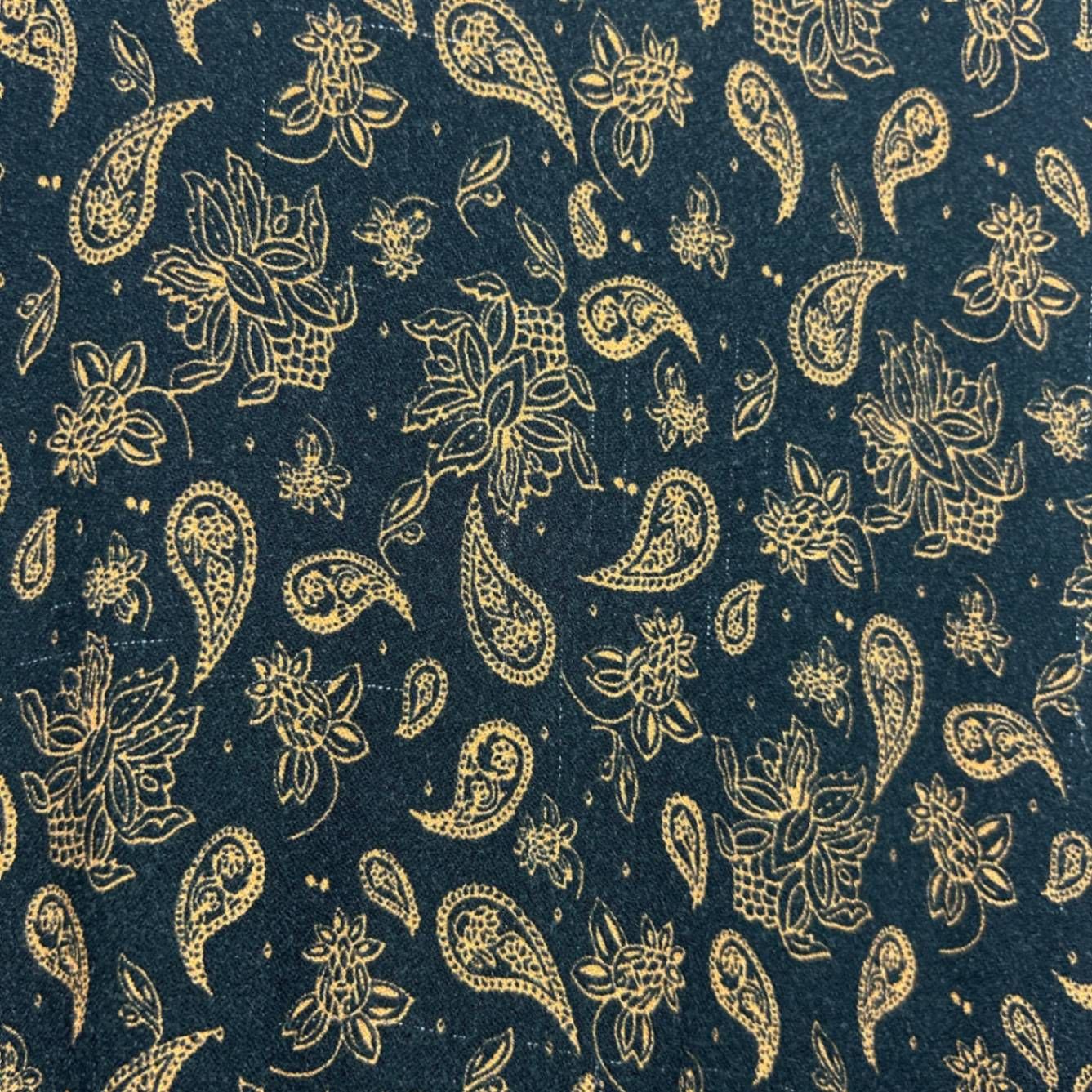 &Me Womens Black Viscose Long Sleeve Paisley Print Smock Dress Size 14