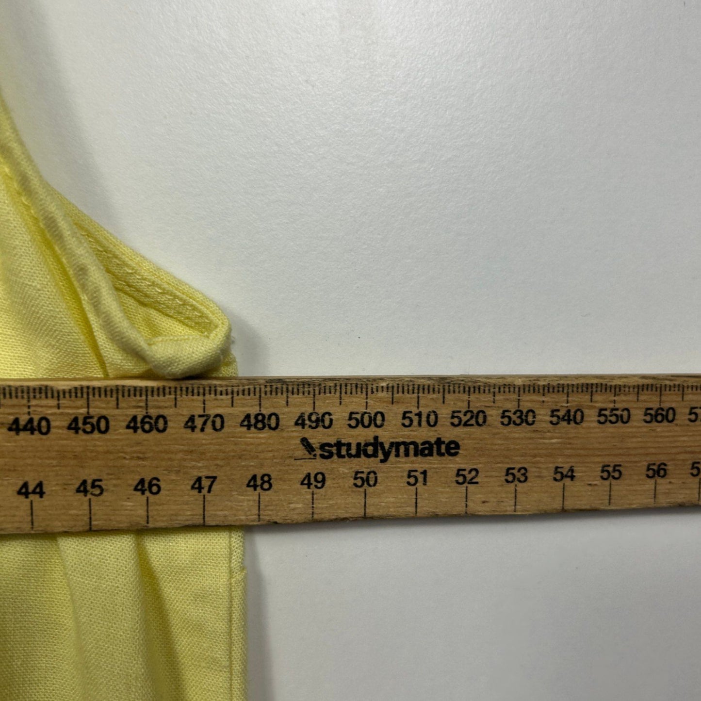 W. Lane Sleeveless Yellow Linen Top Size 16