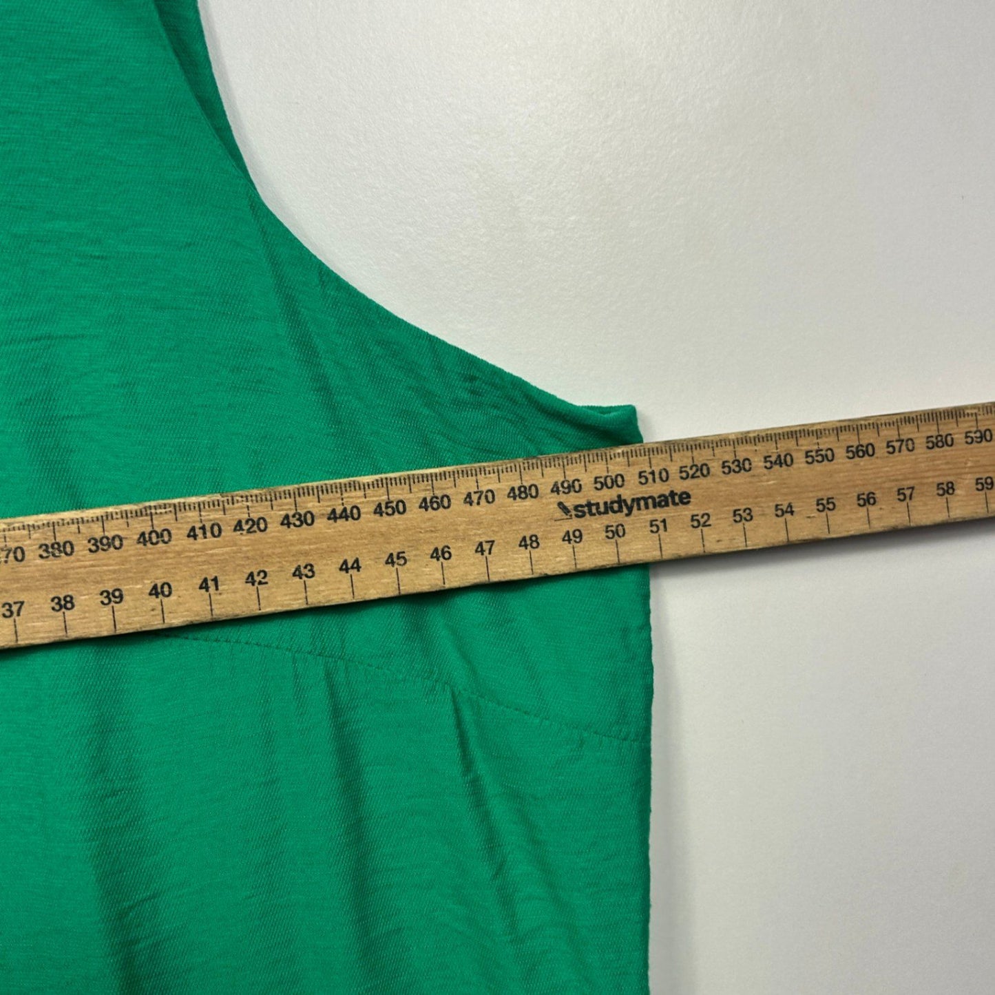 Decjuba Green Tiered Sleeveless Maxi Dress Size 14 Pockets Viscose