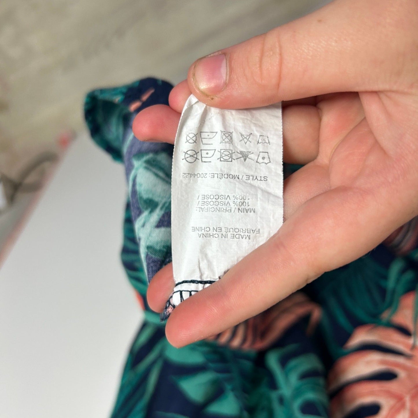Millers Floral Leaf Print Multicoloured Dress Size 20 Waist Tie Midi Length Casual Viscose