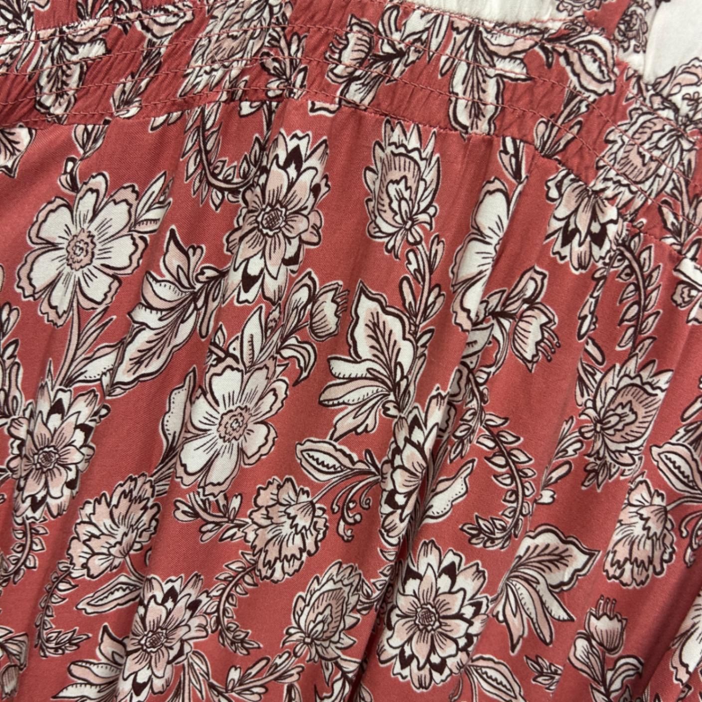 Beme Boho Maxi Dress Size 20 Viscose Pockets Short Sleeve