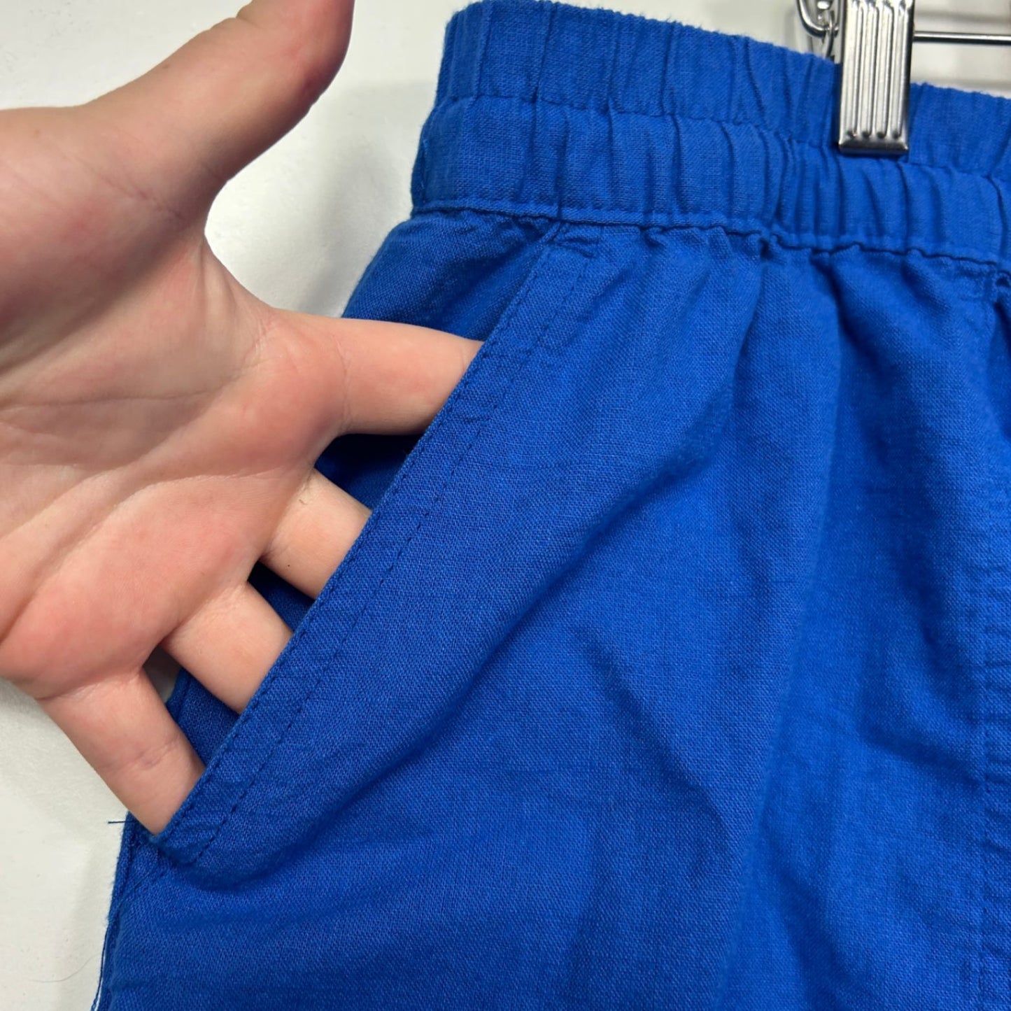 Millers Women's Blue Pockets Casual Shorts Size 22 Cotton Blend