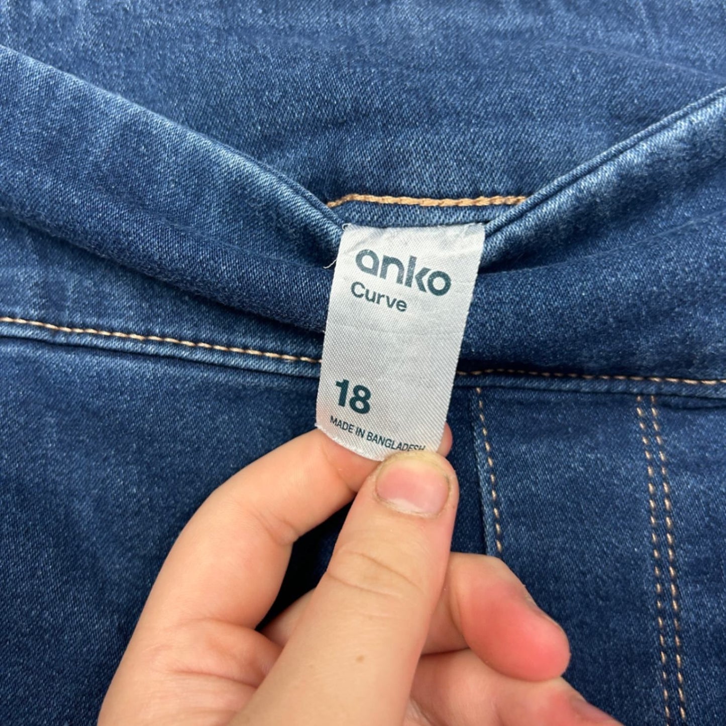 Anko Denim Jegging Jeans Pants Size 18 Pull On