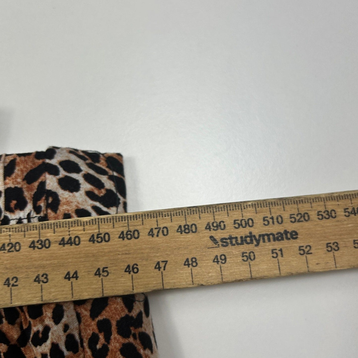 Beme Animal Leopard Print Linen Blend Harem Cropped Pants Size 18