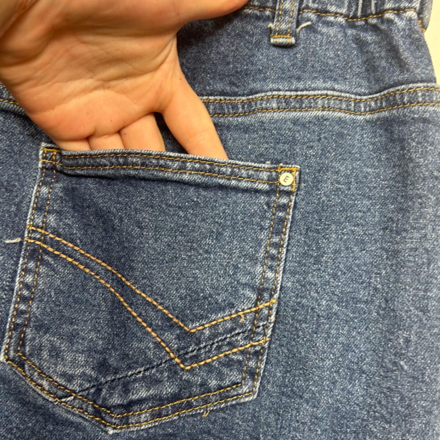 Elm Lifestyle Womens Blue Cotton Blend Denim Skirt Size 12 Midi Length