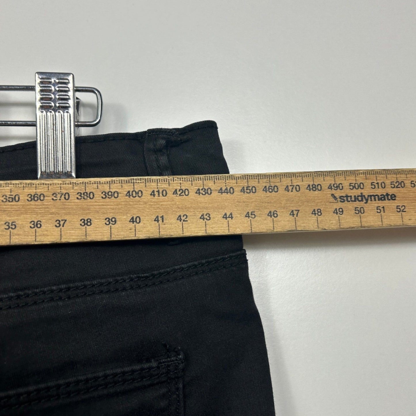 Betty Basics Black Cotton Blend Denim Jeans Size 16