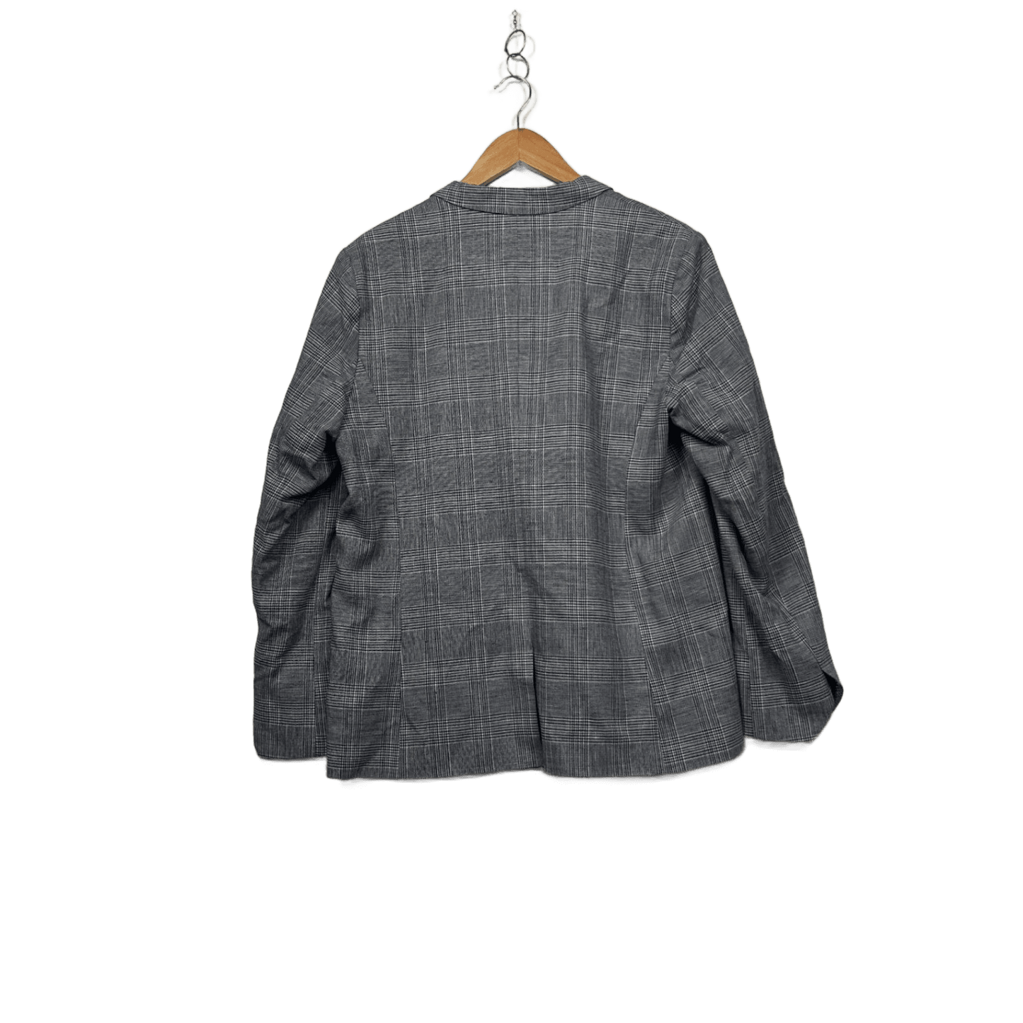Just Jeans Grey Check Blazer Jacket Size 14