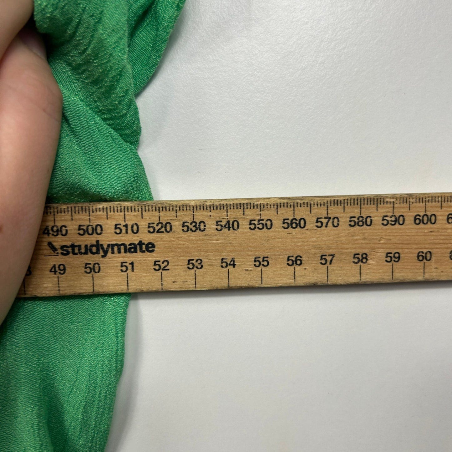 Caroline Morgan Green Short Sleeve Round Neck Tunic Top Blouse Size 16