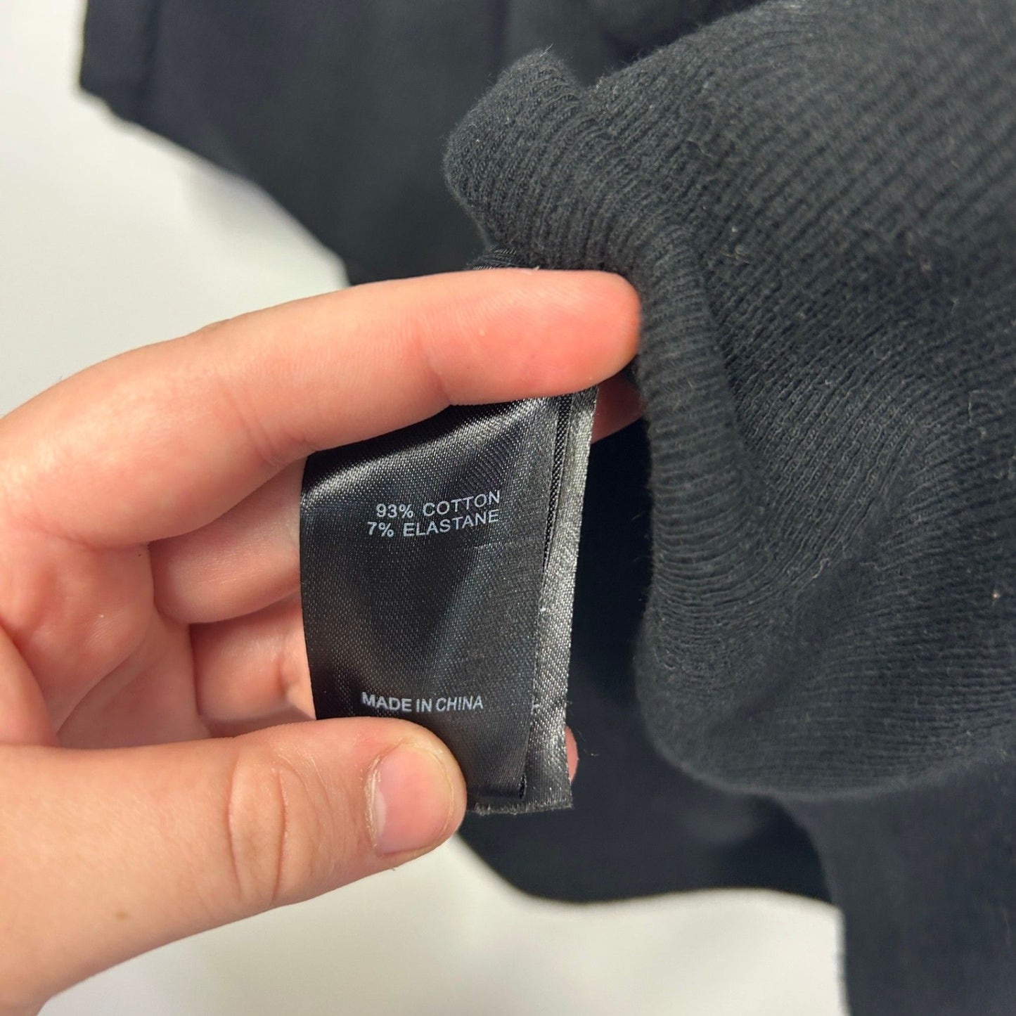 Taking Shape Women's Black Short Sleeve Cut Out Ribbed Basic Top Size 22