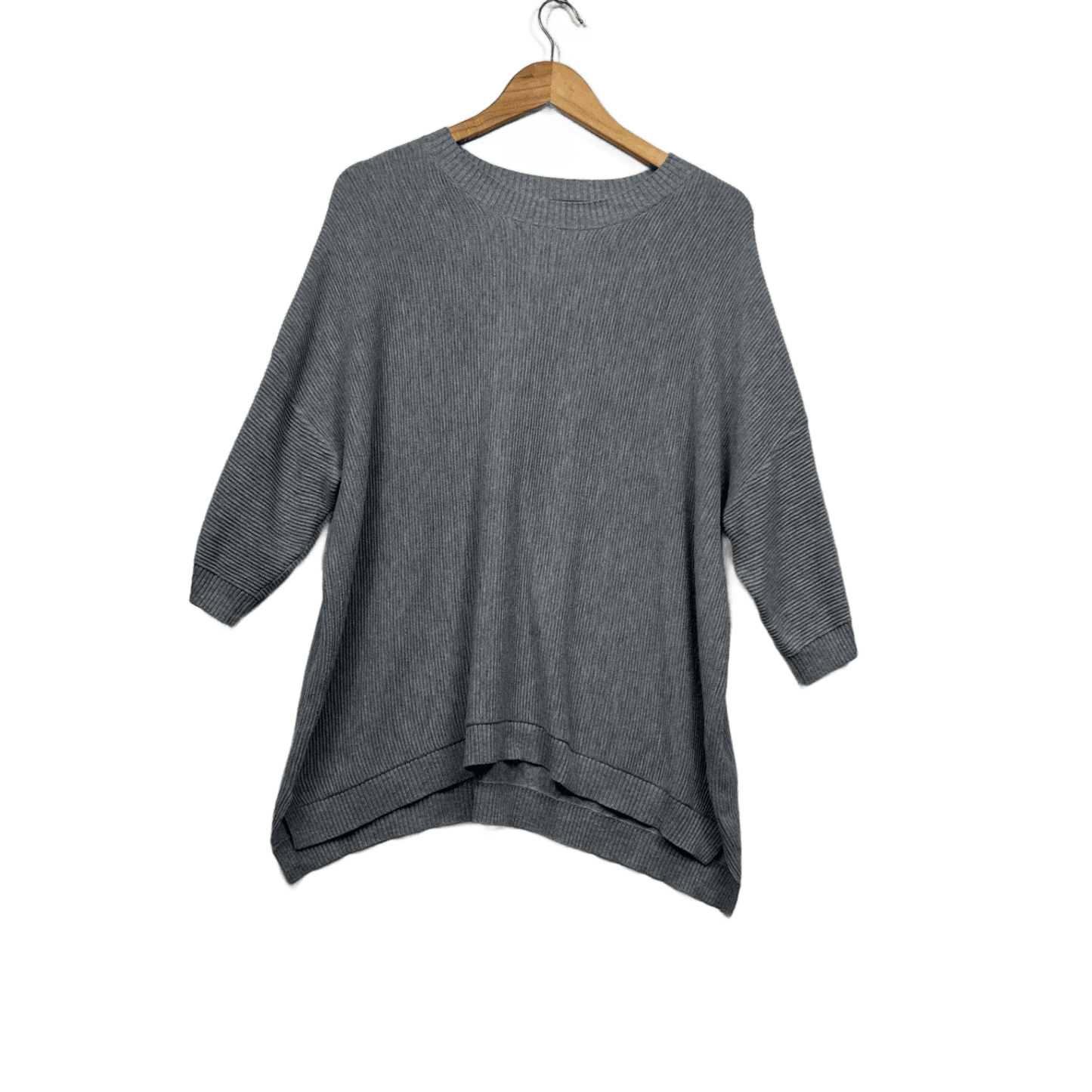 Target Grey Crew Neck Pullover Jumper Knit Top Size 14
