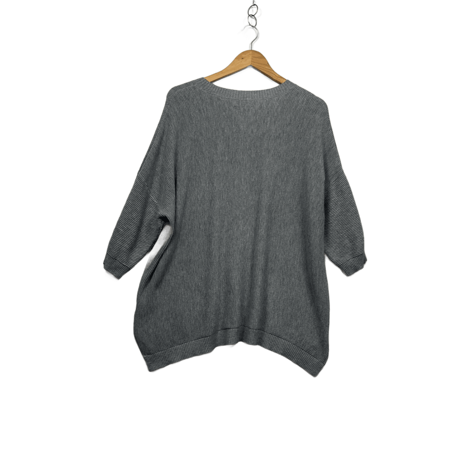 Target Grey Crew Neck Pullover Jumper Knit Top Size 14