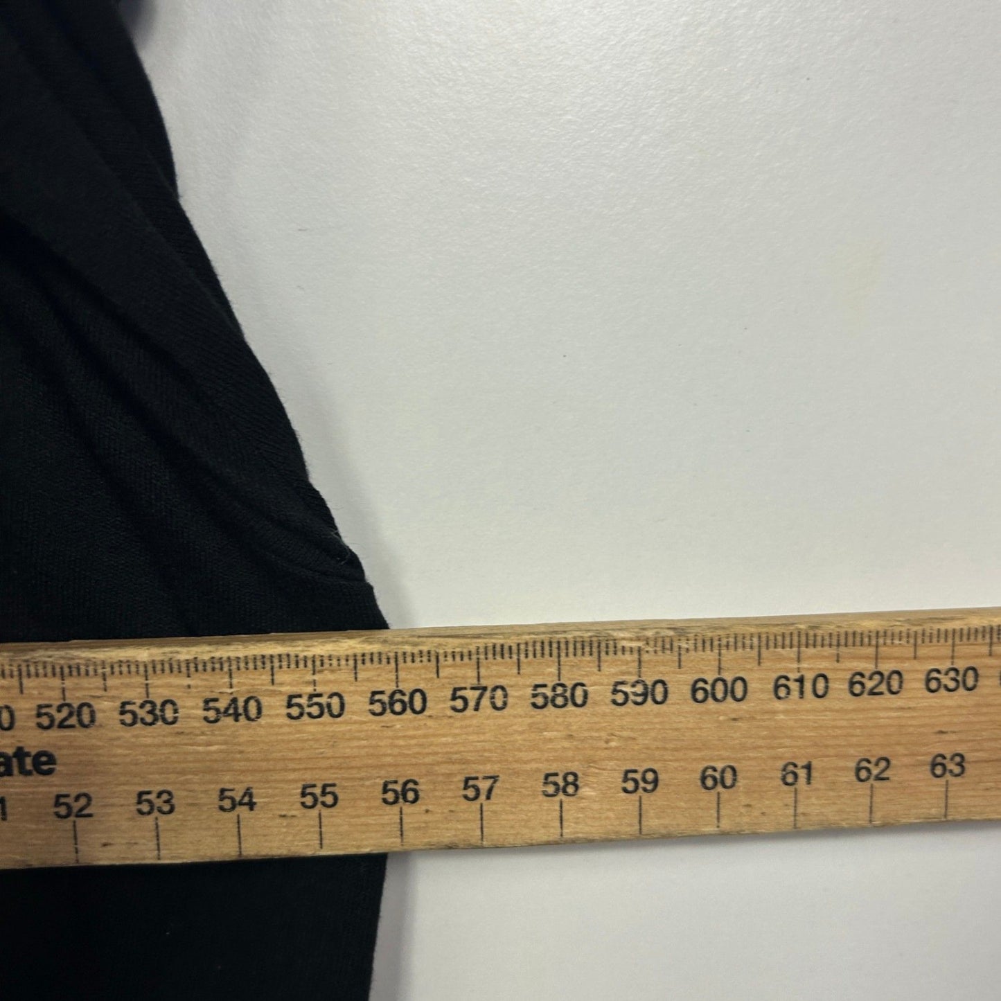 MODA Women's Black Short Sleeve Open Front Overlay Tunic Top Size 16