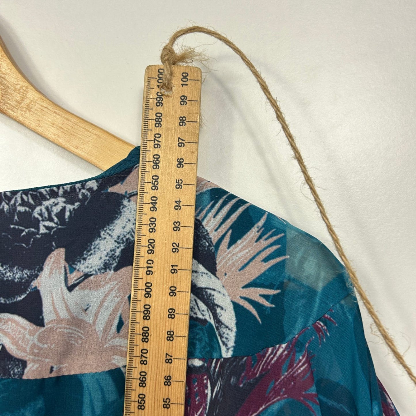 City Chic Teal Short Sleeve Floral Fit & Flare Cocktail Dress Size 18