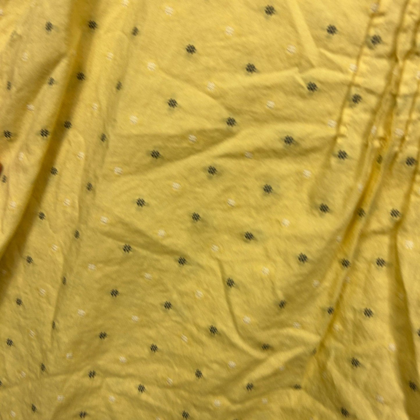 Target Yellow Short Sleeve V-Neck Top Blouse Size 20