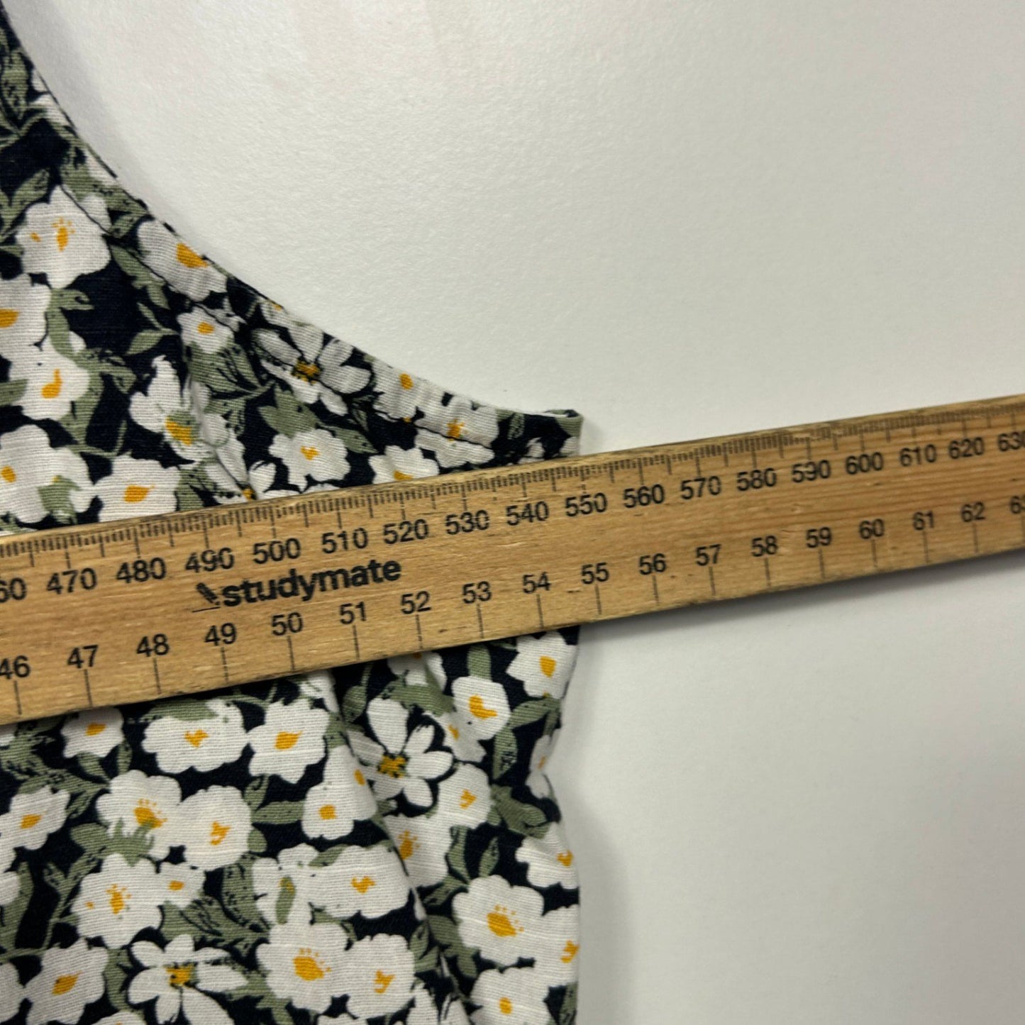 Anko Sleeveless Multicoloured Linen Blend Floral Maxi Dress Size 20 Pockets