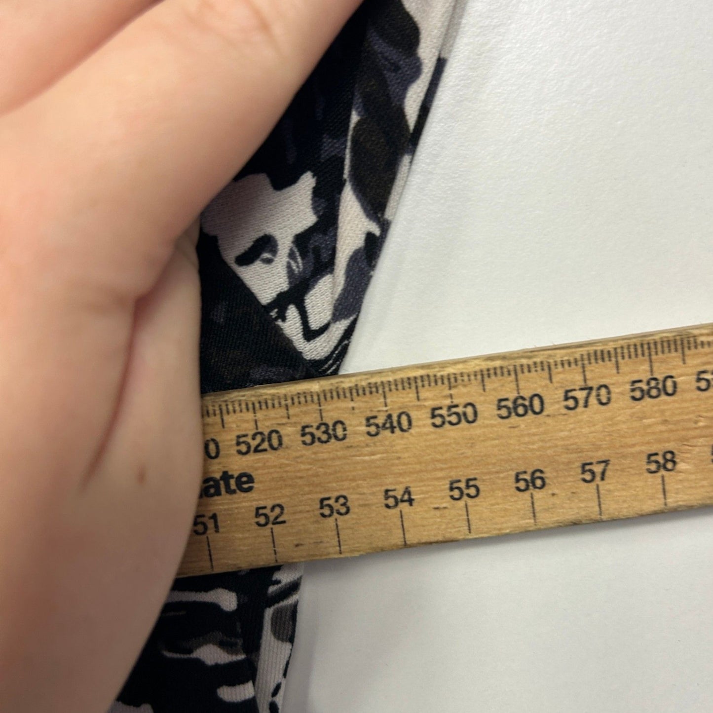 Suzanne Grae Women's Black White Beige Tunic Top Blouse Size XL 14 16