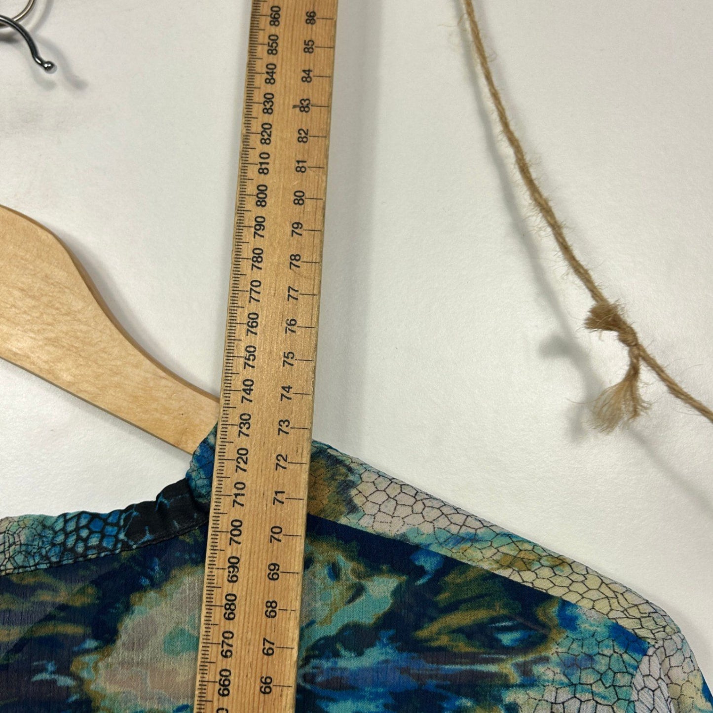 Millers Women's Blue Green Floral Top Blouse Size 20