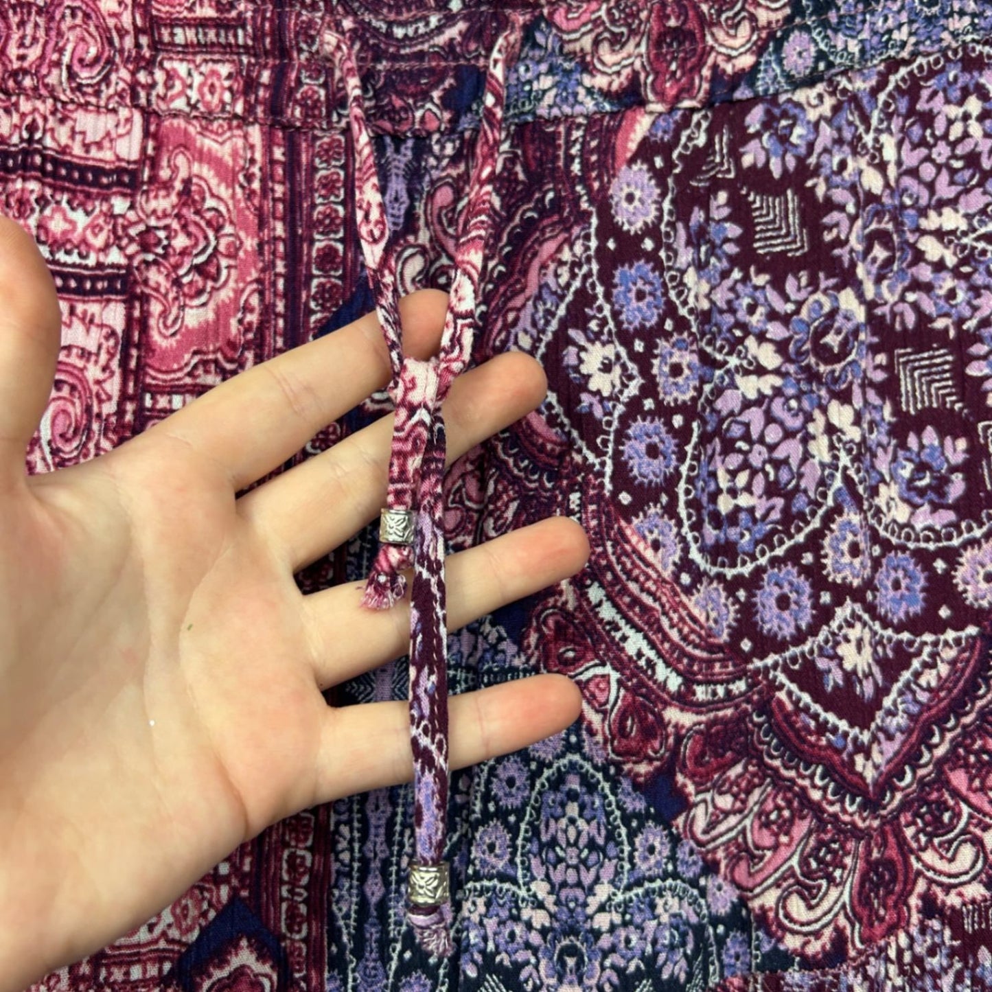 Rockmans Multicoloured Bohemian Maxi Skirt Size 14