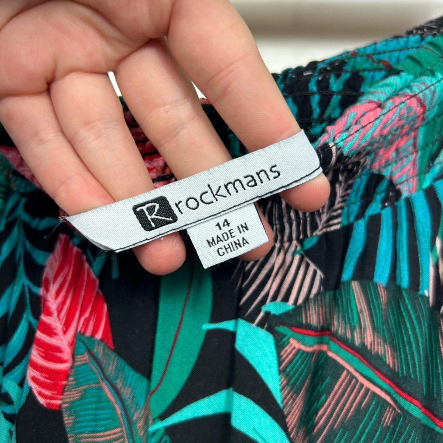 Rockmans Multicoloured Floral Maxi Skirt Size 14